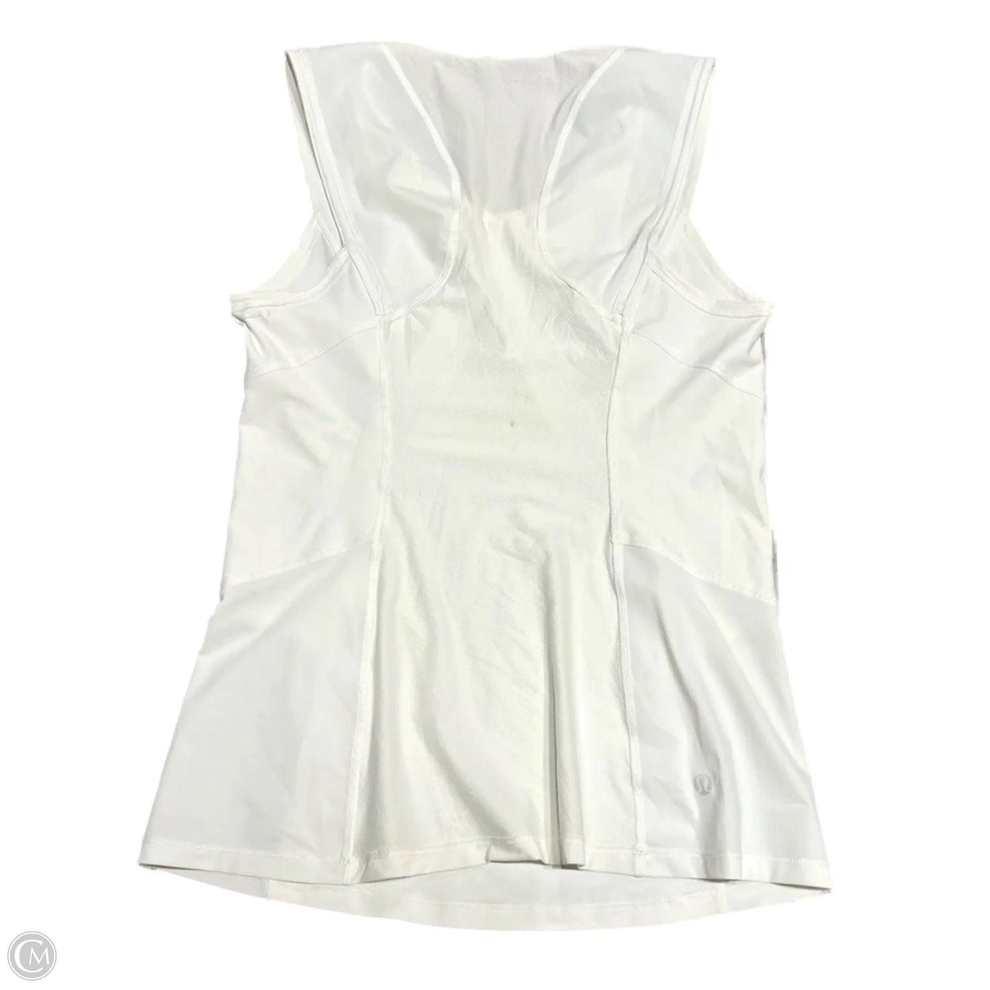 Athletic Tank Top By Lululemon In White, Size: S