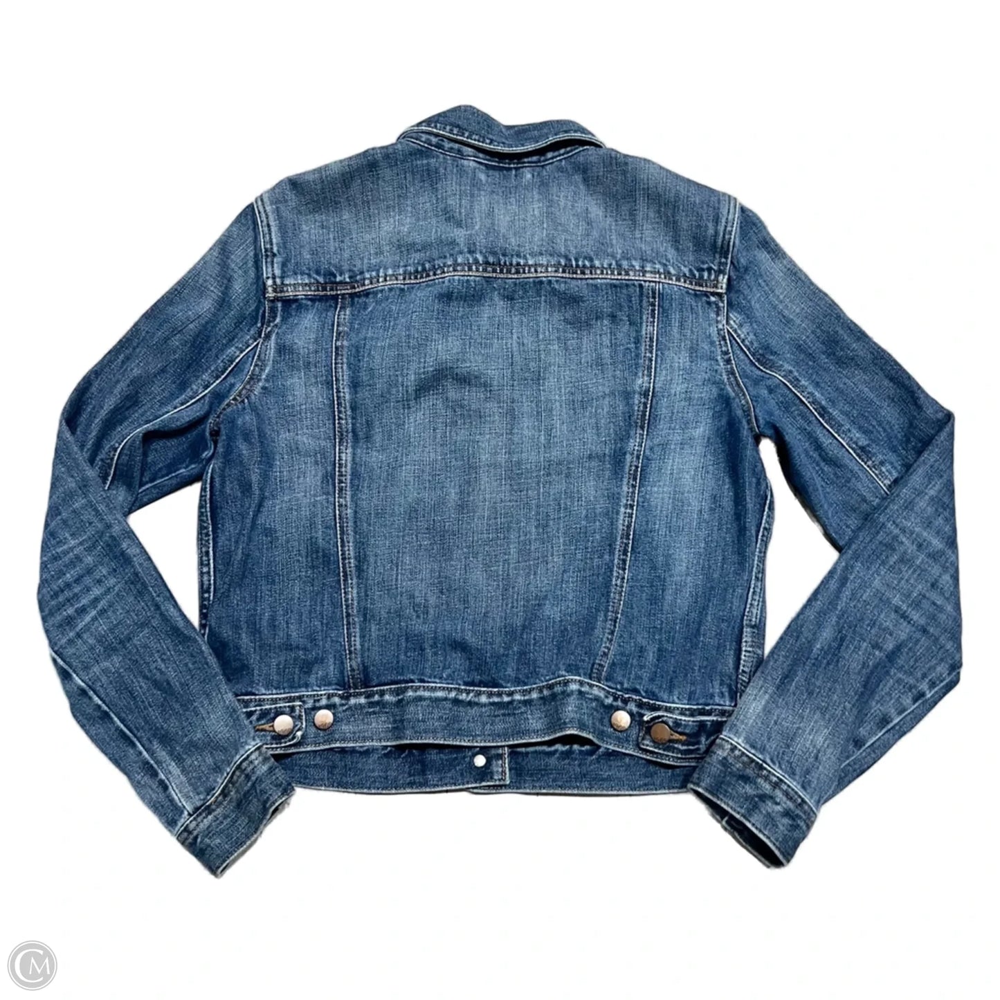 Jacket Denim By Gap In Blue Denim, Size: M