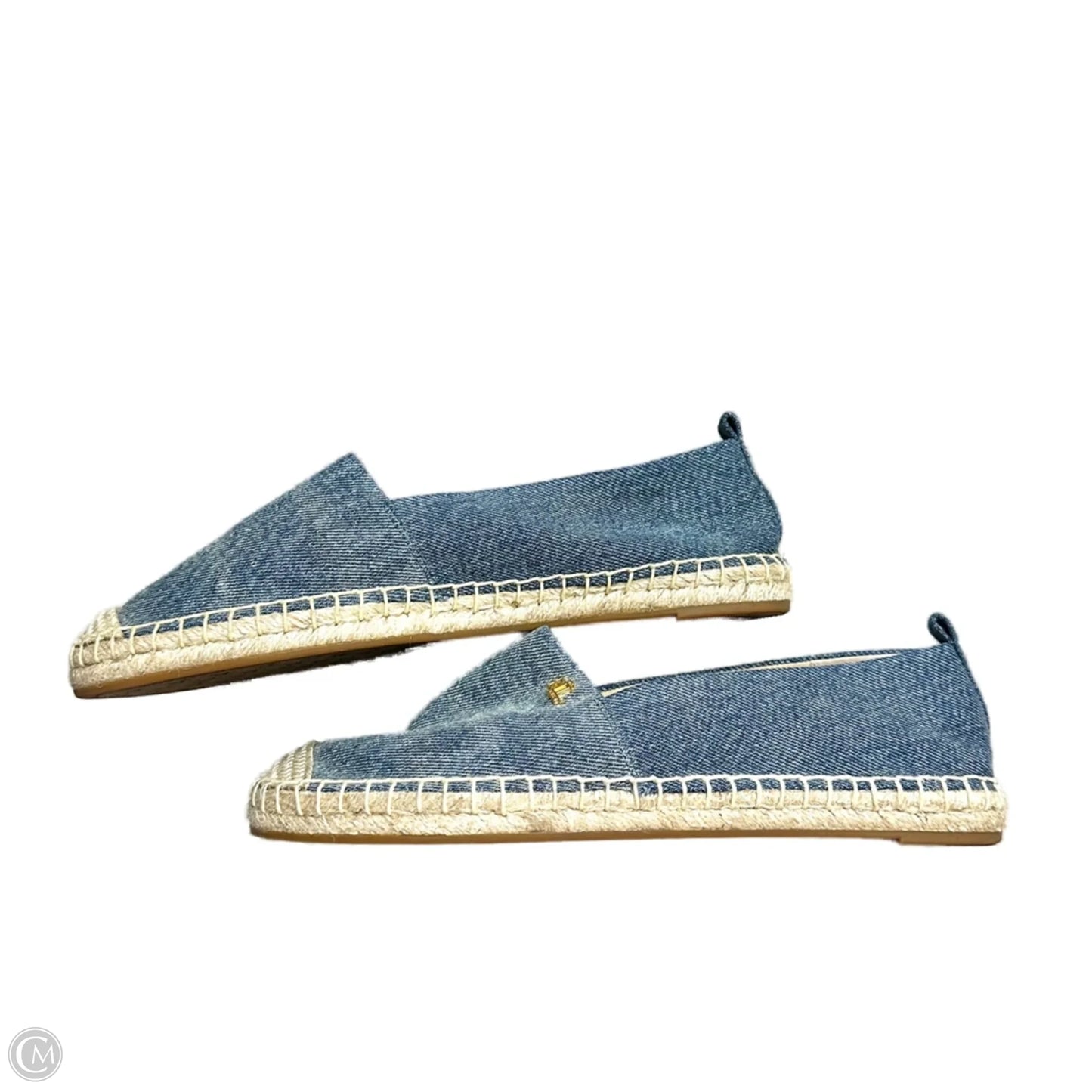Shoes Flats By Lauren By Ralph Lauren In Blue Denim, Size: 7.5