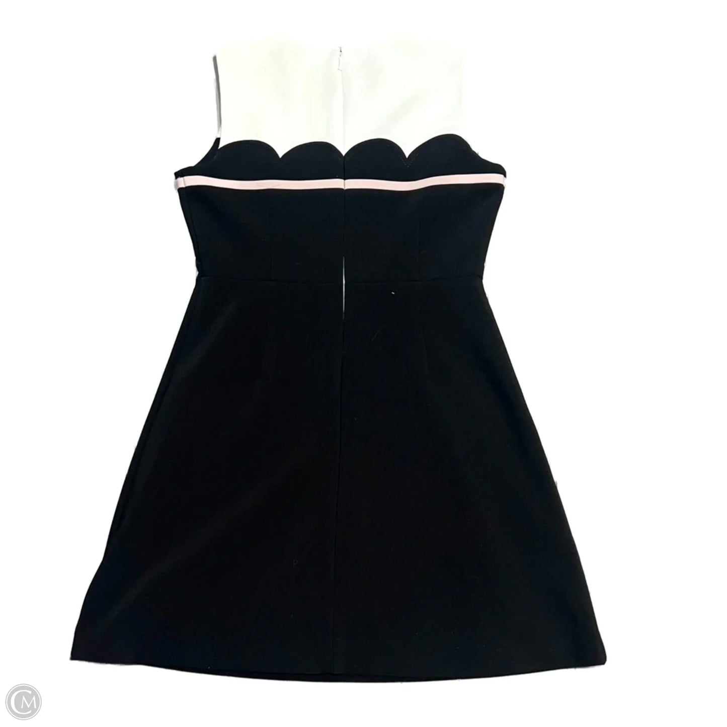 Dress Designer By Kate Spade In Black & Cream, Size: L