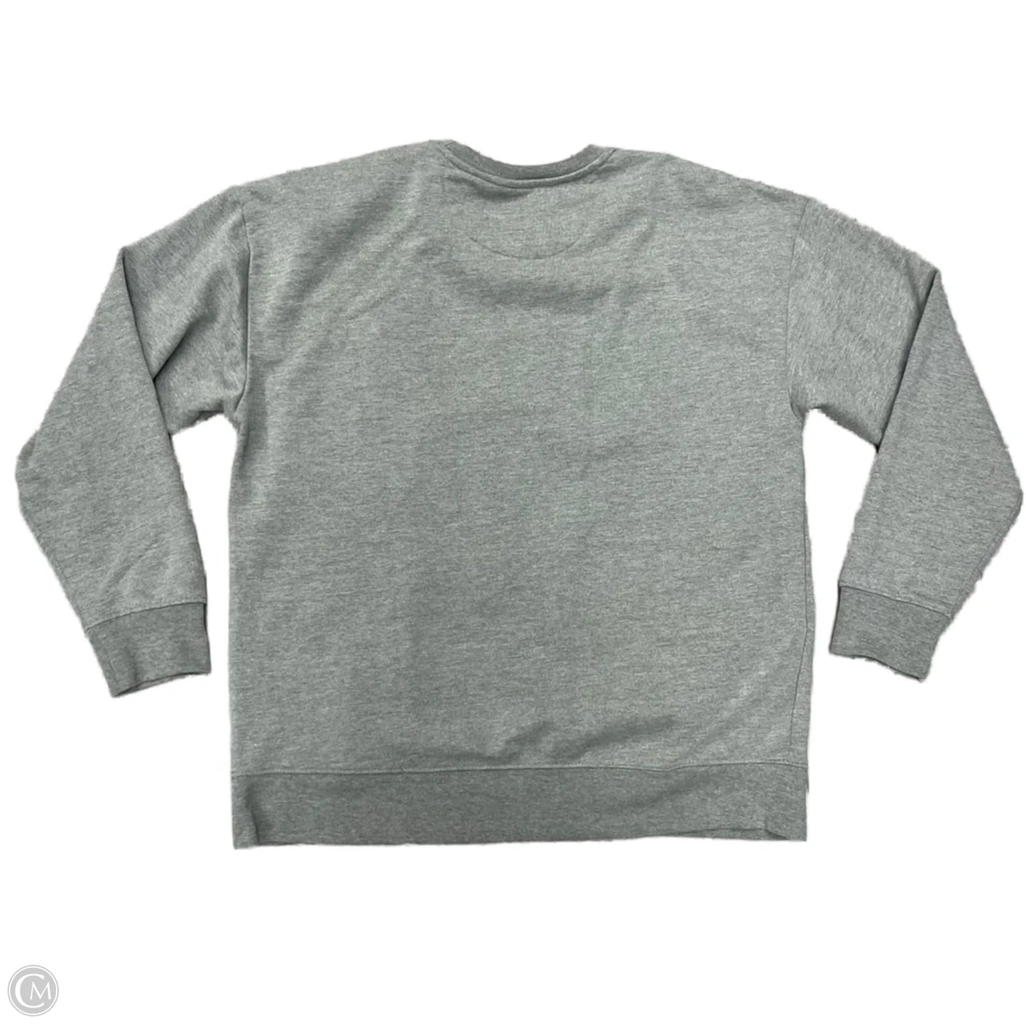 Top Long Sleeve By Nfl In Green & Grey, Size: L