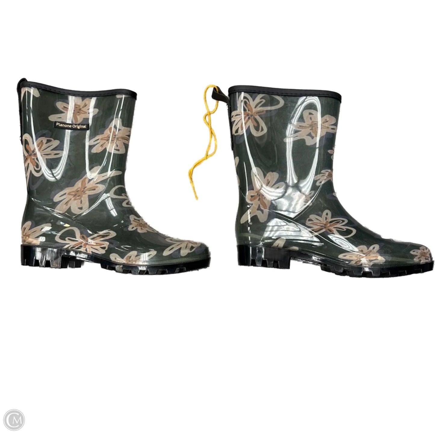 Boots Rain By Planone In Green, Size: 8.5