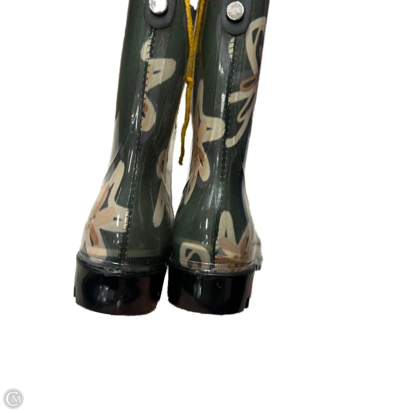 Boots Rain By Planone In Green, Size: 8.5