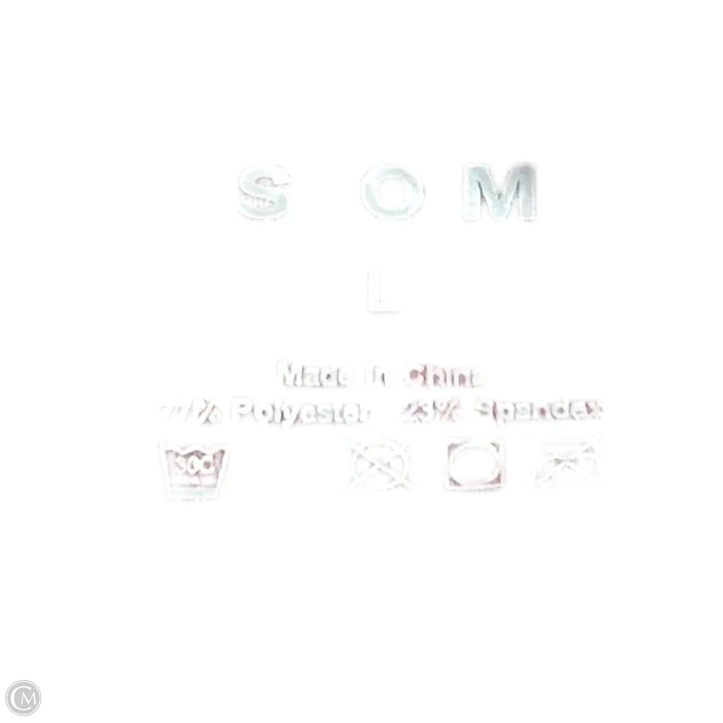 Athletic Leggings By Som In Brown, Size: 12