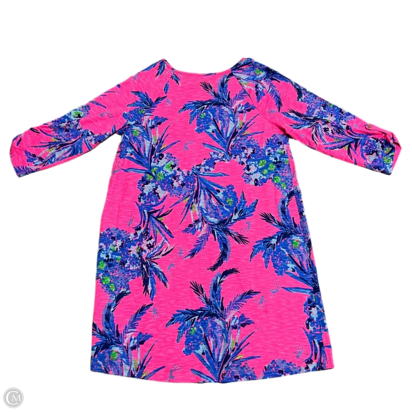 Dress Designer By Lilly Pulitzer In Blue & Pink, Size: Xl