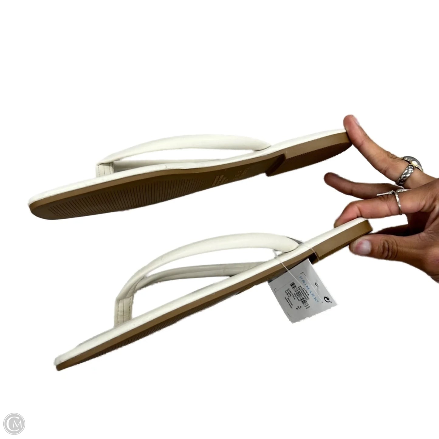 Sandals Flats By Primark In Cream, Size: 6