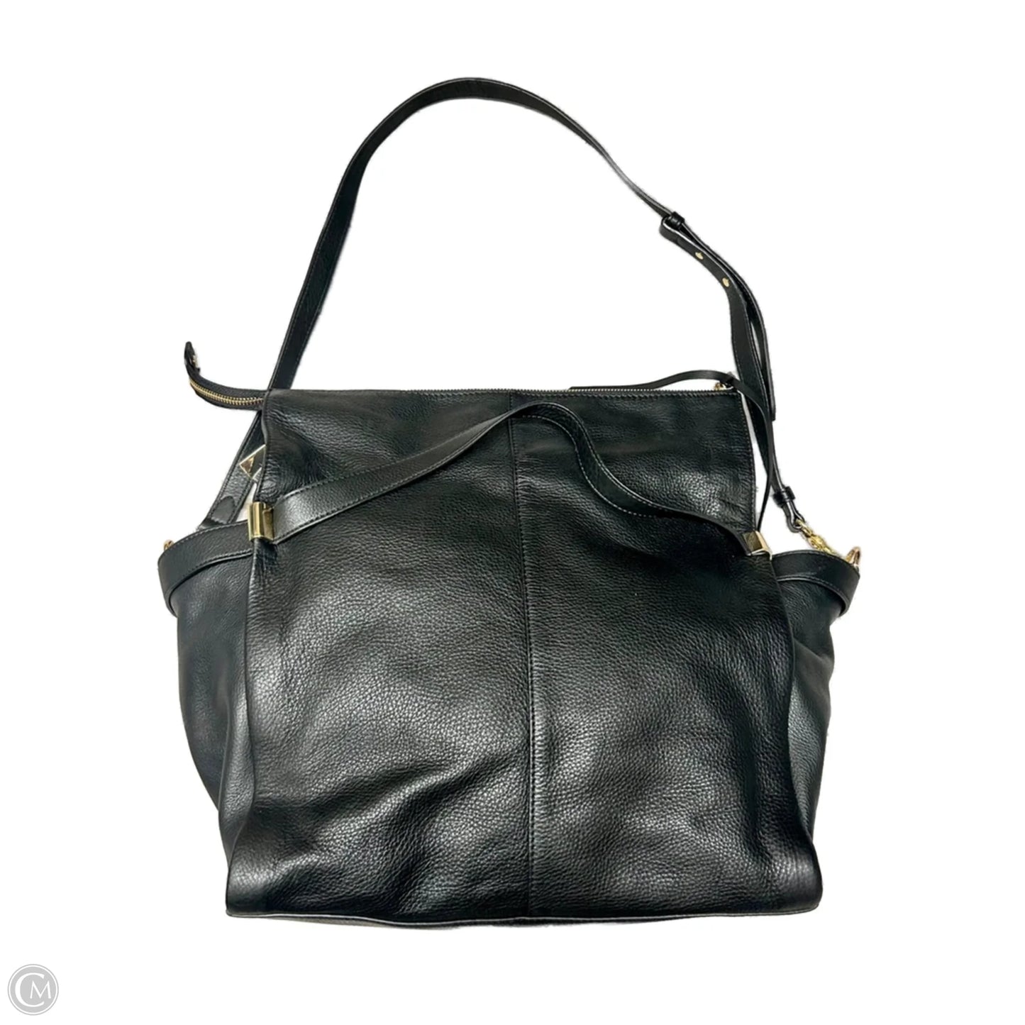 Handbag Leather By Vince Camuto, Size: Large