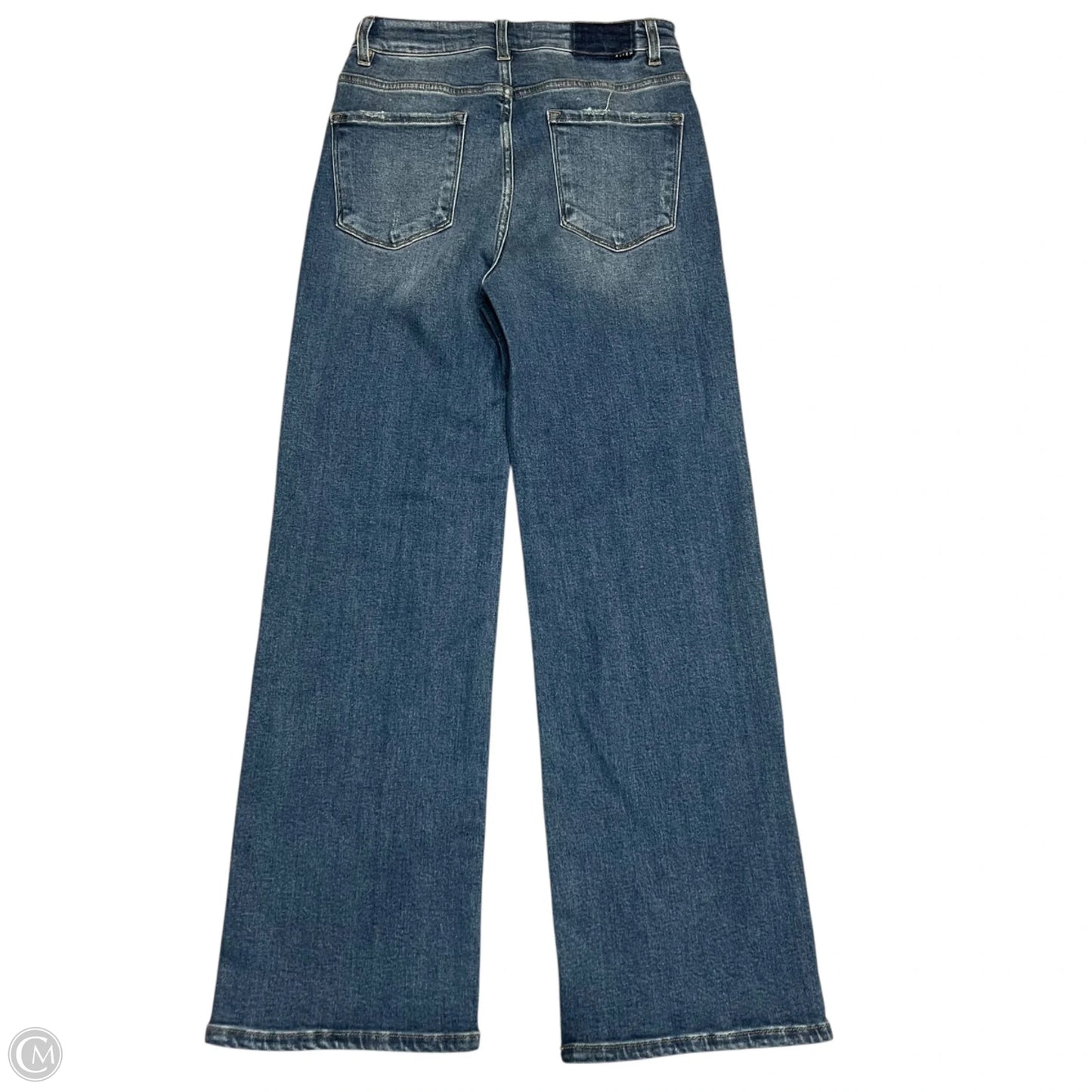 Jeans Wide Leg By Risen In Blue Denim, Size: 4