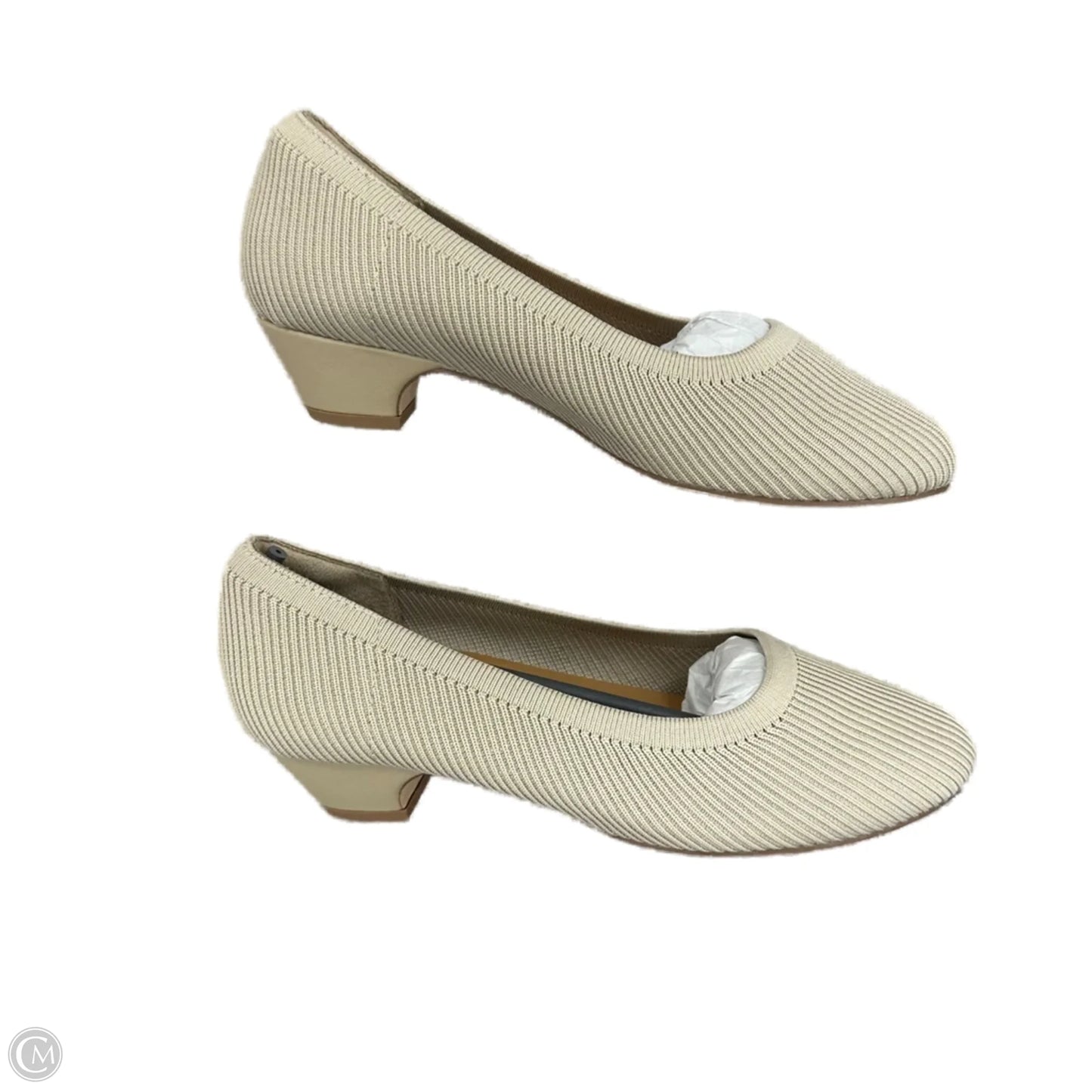 Shoes Heels Kitten By Comfortview In Tan, Size: 7