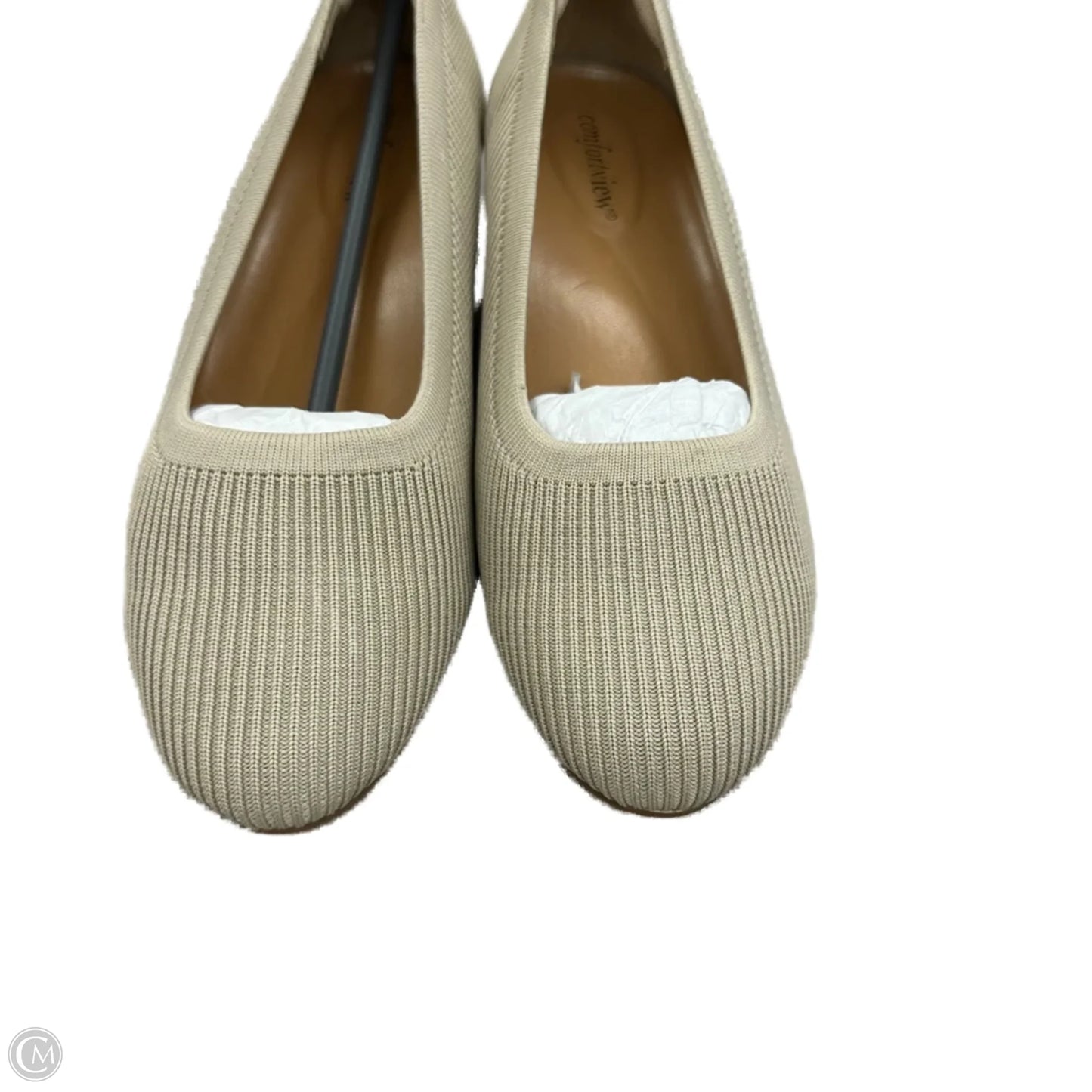 Shoes Heels Kitten By Comfortview In Tan, Size: 7