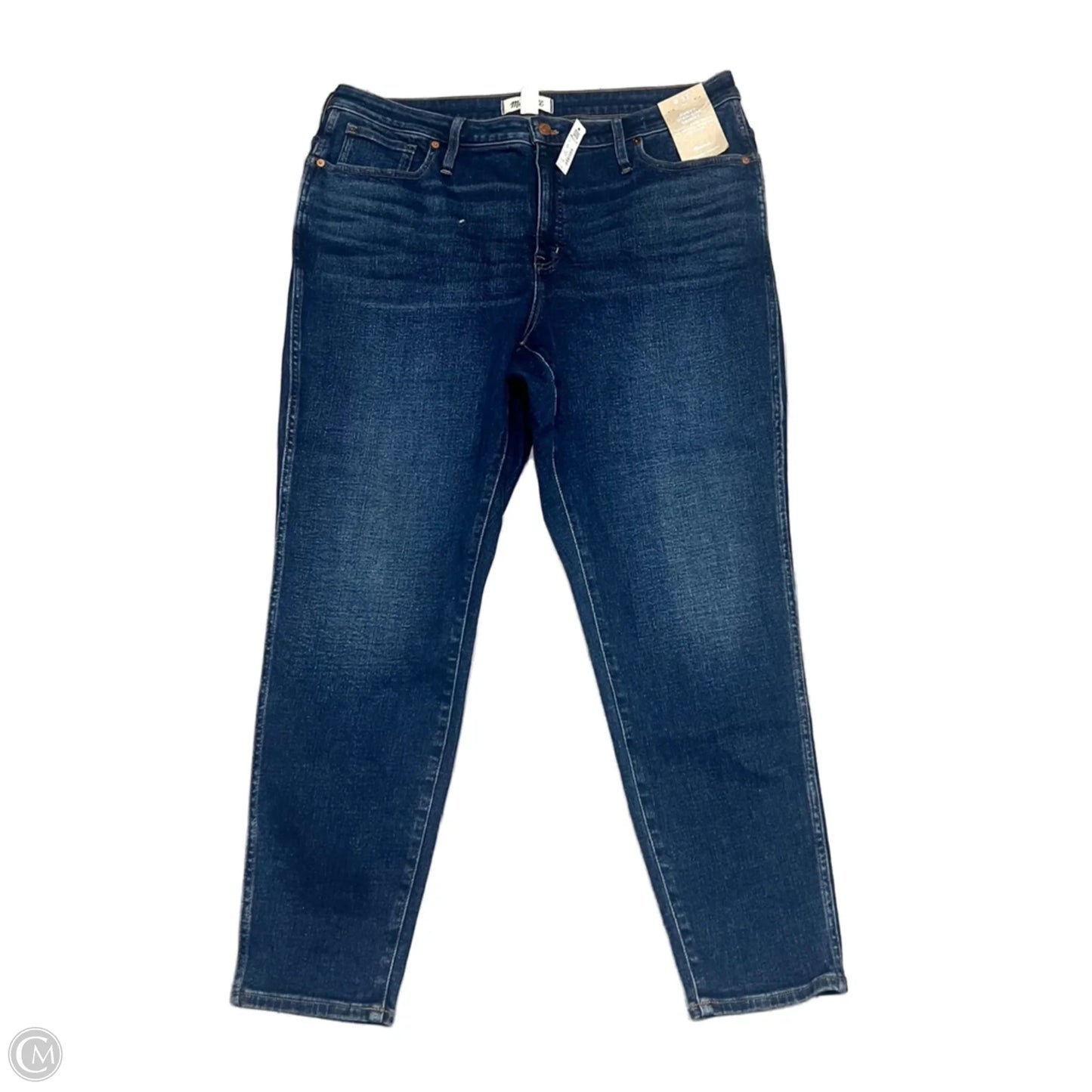 Jeans Skinny By Madewell In Blue Denim, Size: 16