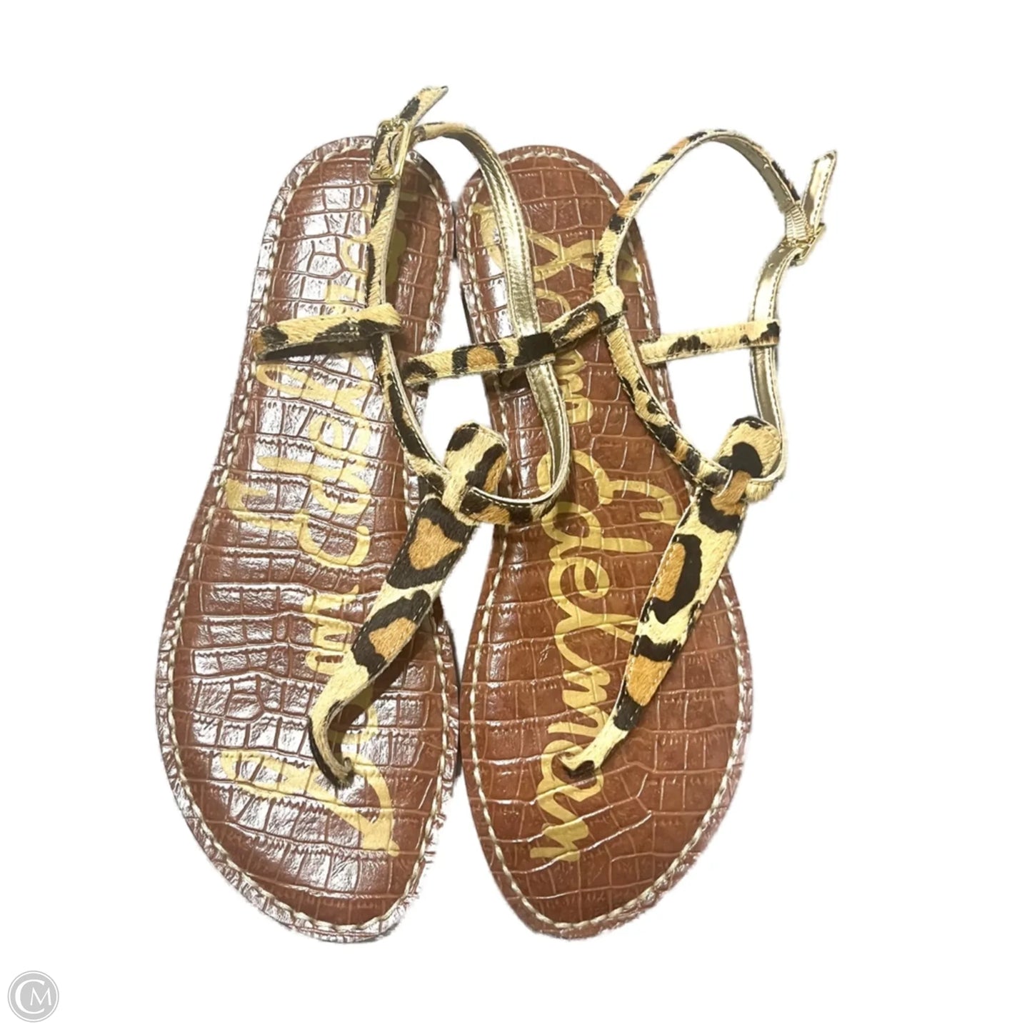 Sandals Flats By Sam Edelman In Leopard Print, Size: 9