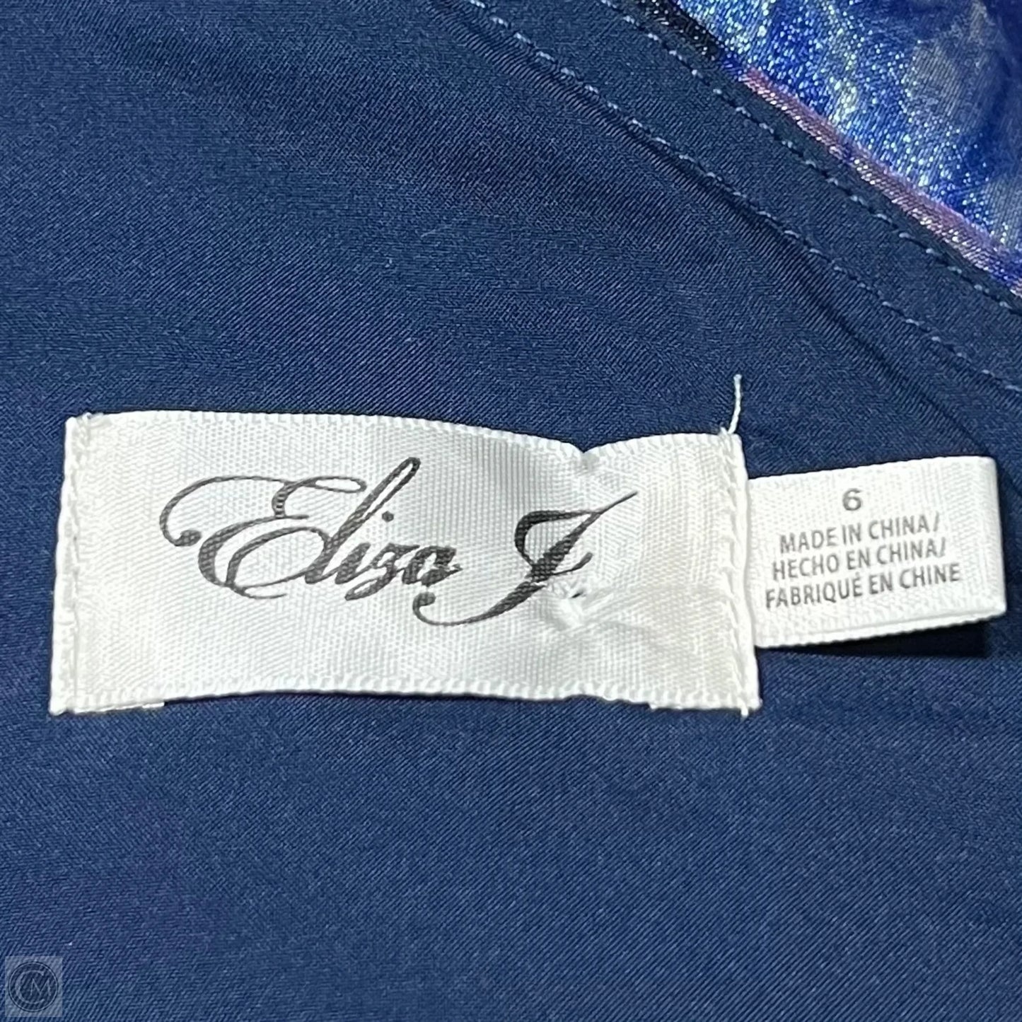 Dress Party Long By Eliza J In Blue & Purple, Size: S