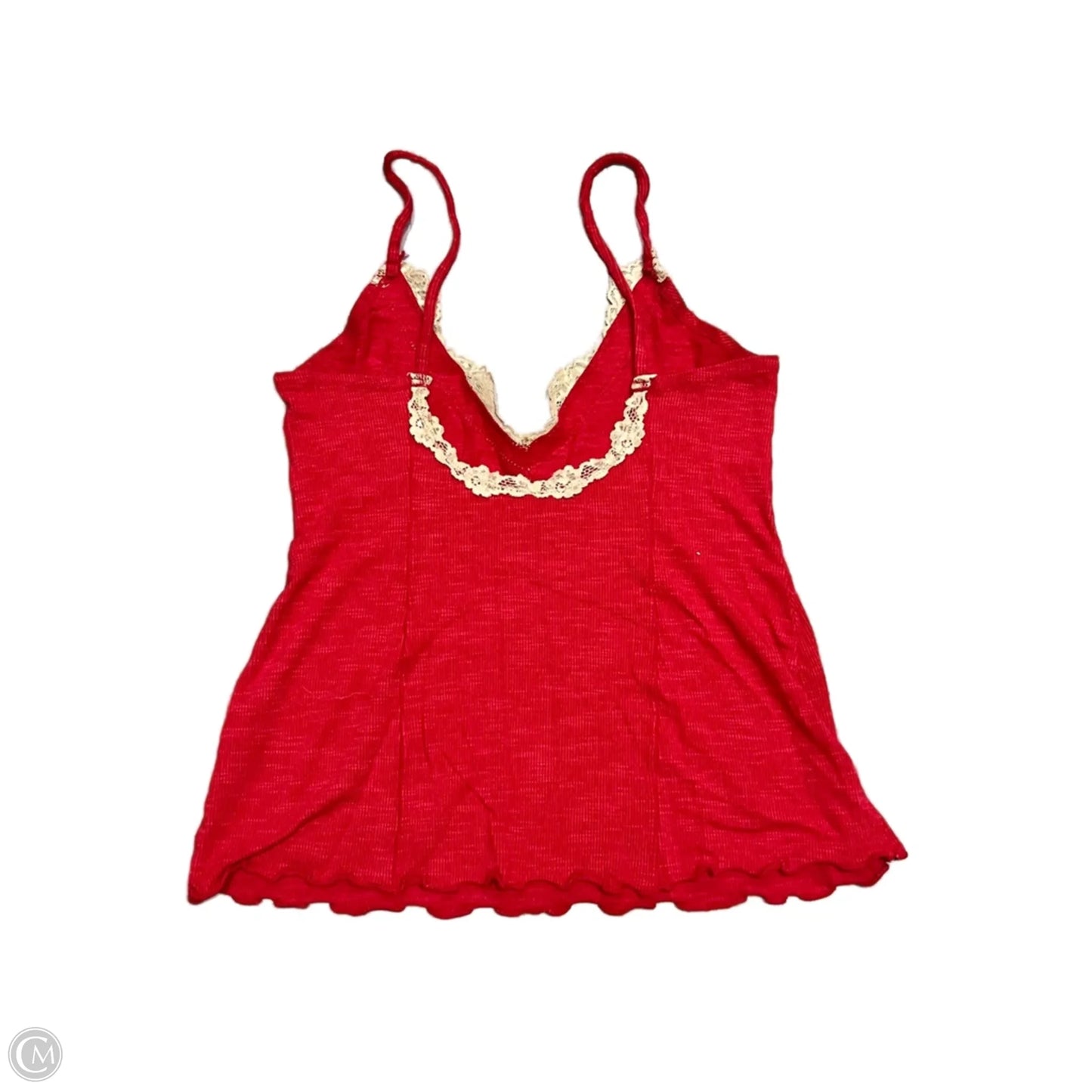 Tank Top By Free People In Cream & Red, Size: Xs