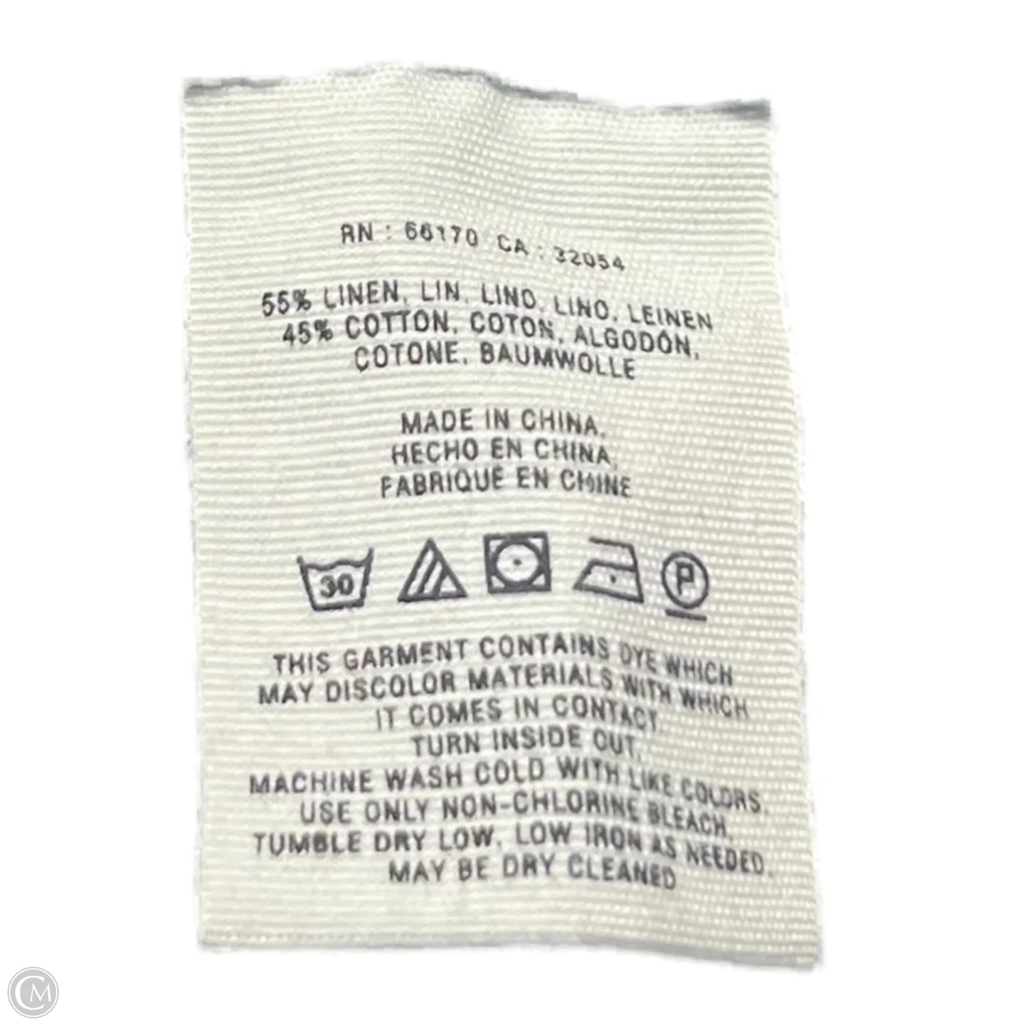 Pants Linen By Pilcro In Blue, Size: 2