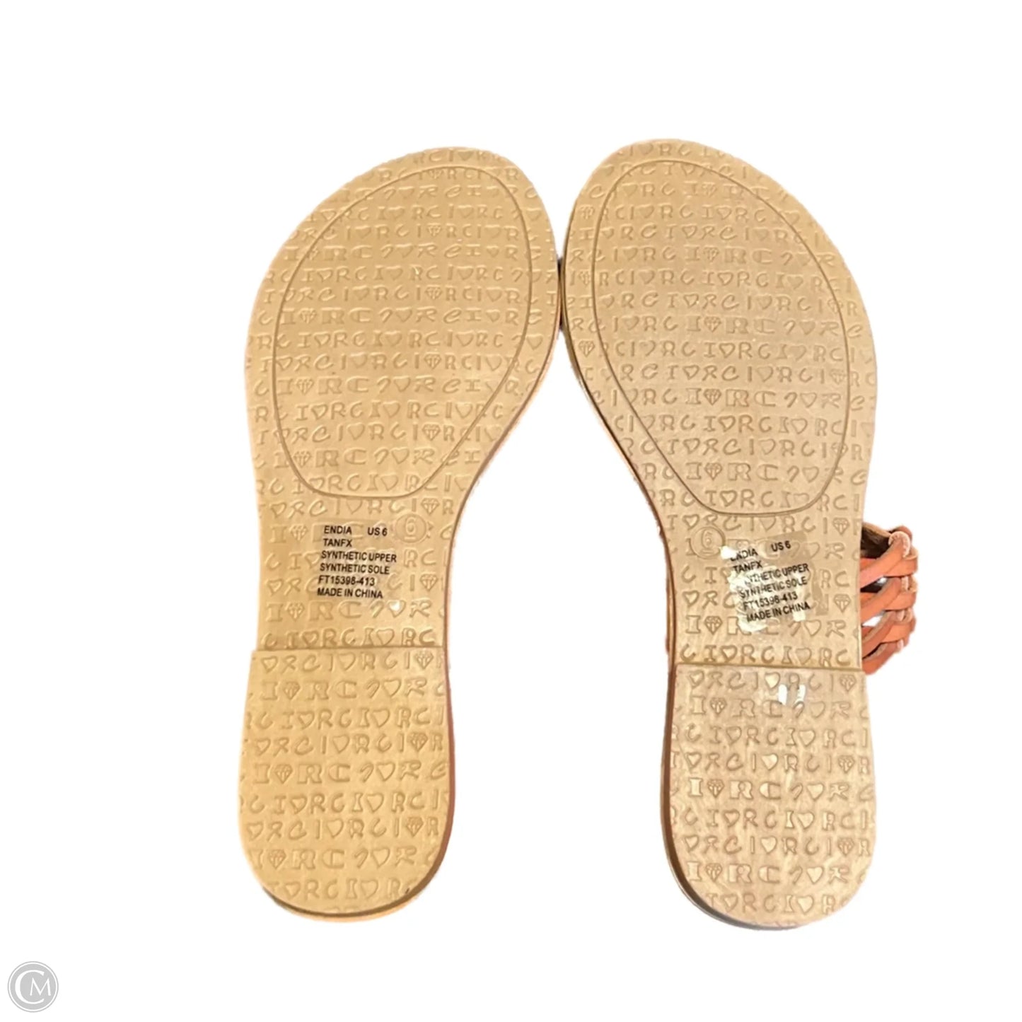 Sandals Flats By Rock And Candy In Brown, Size: 6