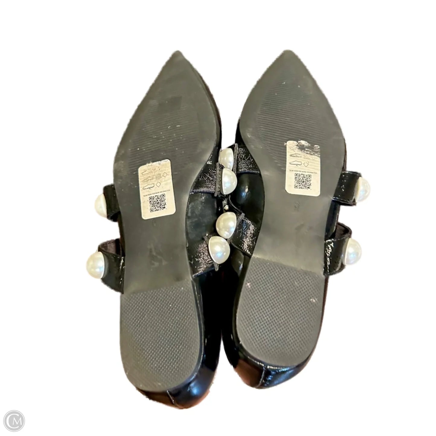 Shoes Flats By Asos In Black & Cream, Size: 6