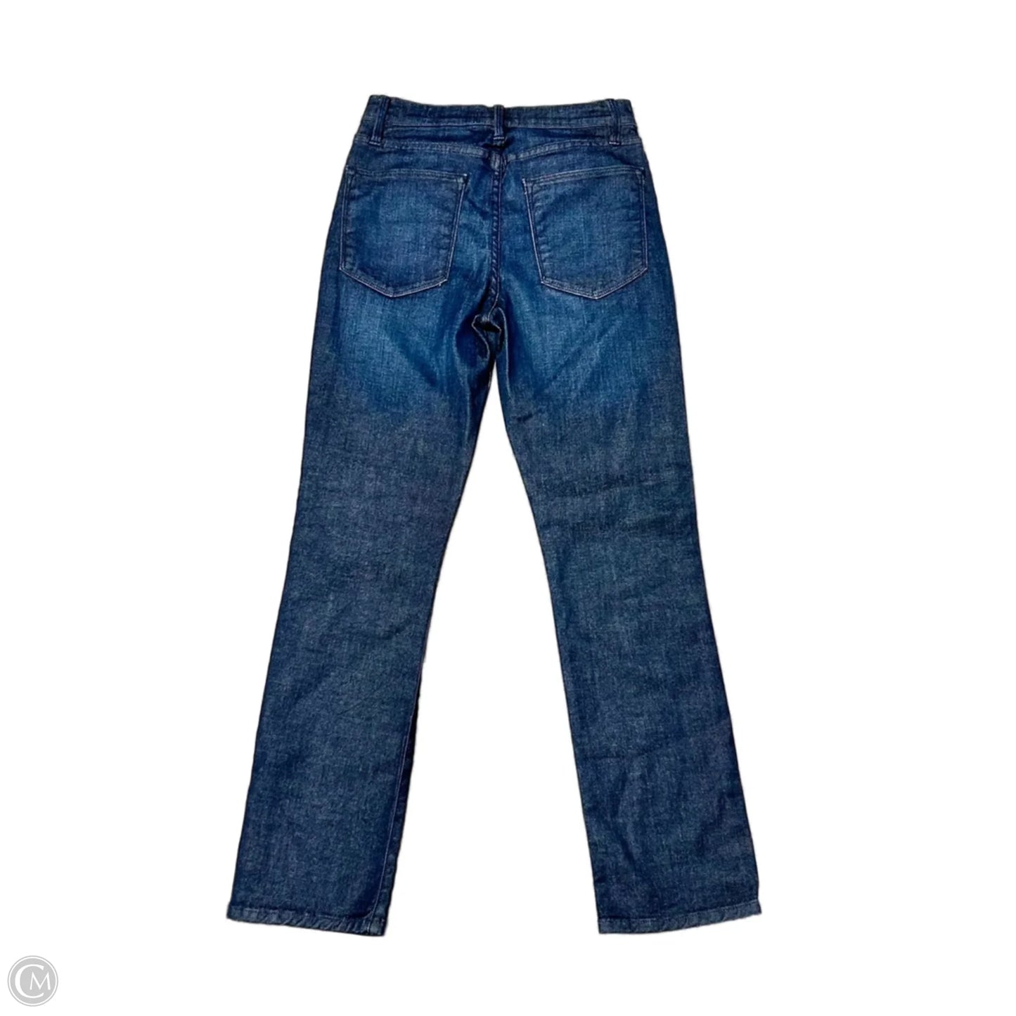 Jeans Straight By Frame In Blue Denim, Size: 2