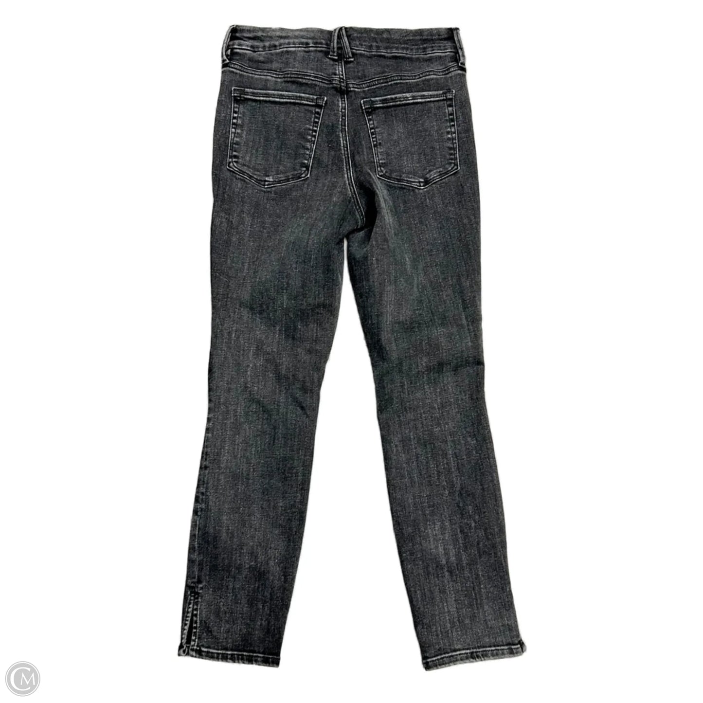 Jeans Skinny By Good American In Black Denim, Size: 8