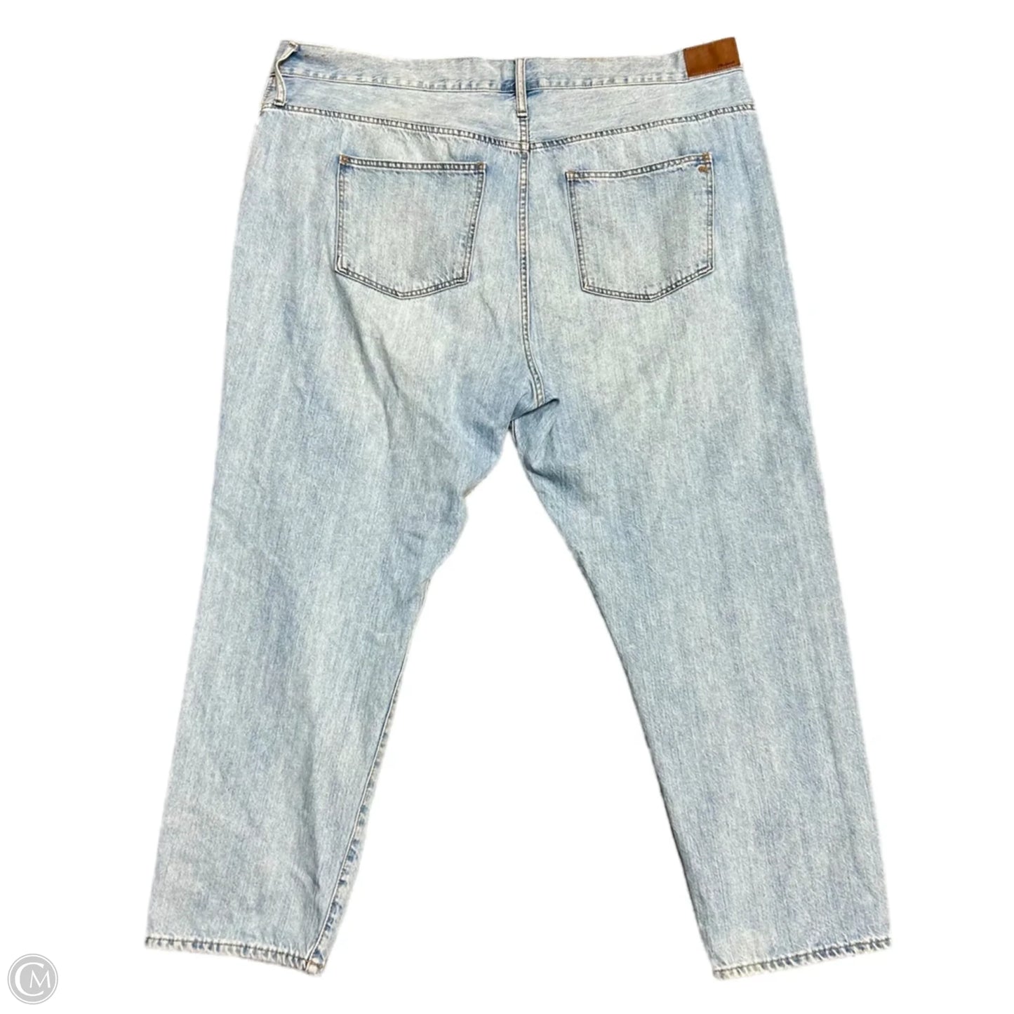 Jeans Straight By Madewell In Blue Denim, Size: 24