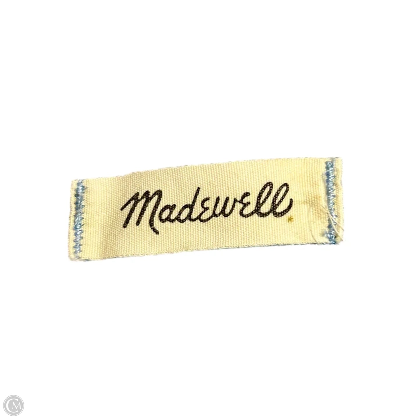 Jeans Straight By Madewell In Blue Denim, Size: 24