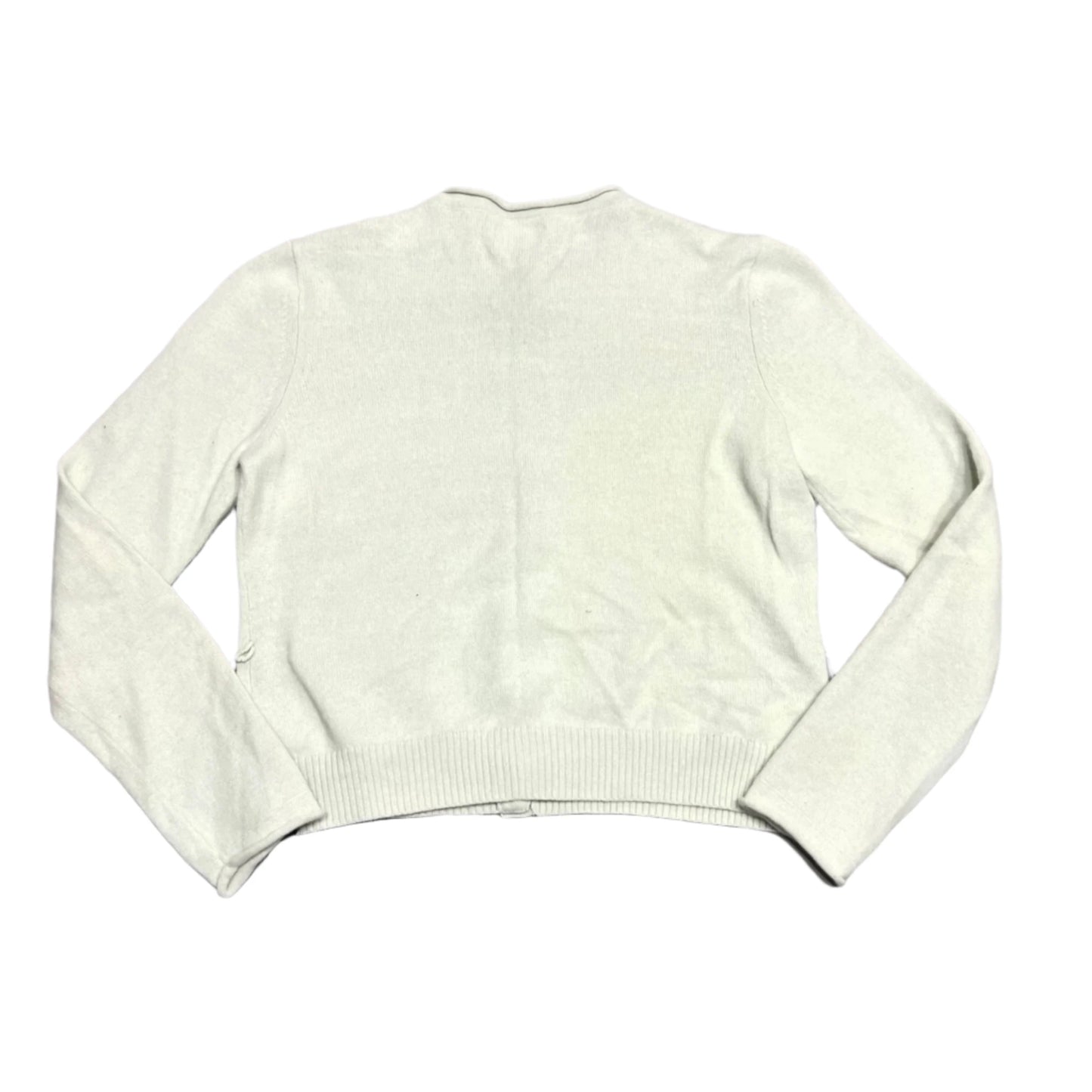 Sweater Cardigan By Calvin Klein In Green, Size: L
