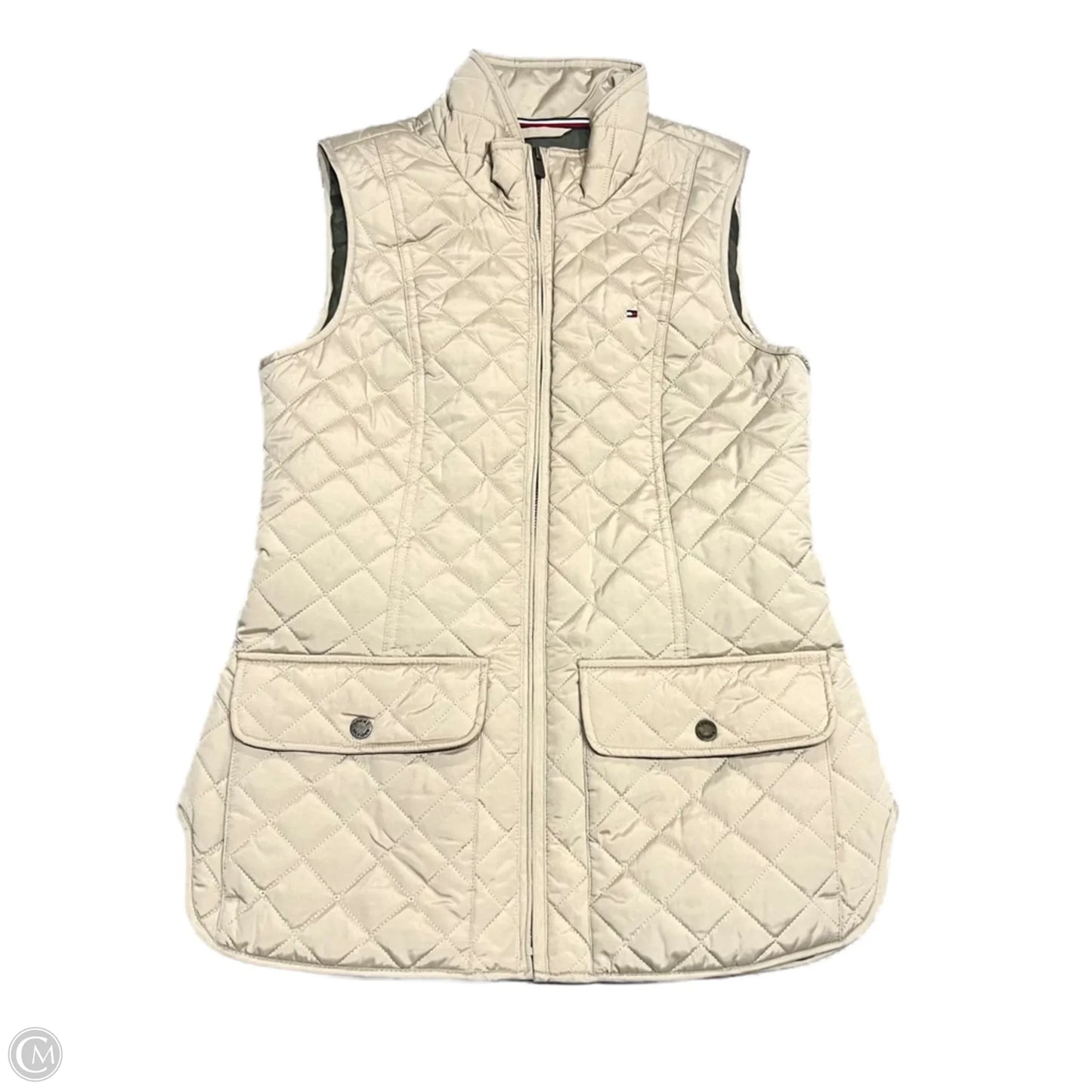 Vest Puffer & Quilted By Tommy Hilfiger In Tan, Size: Xs