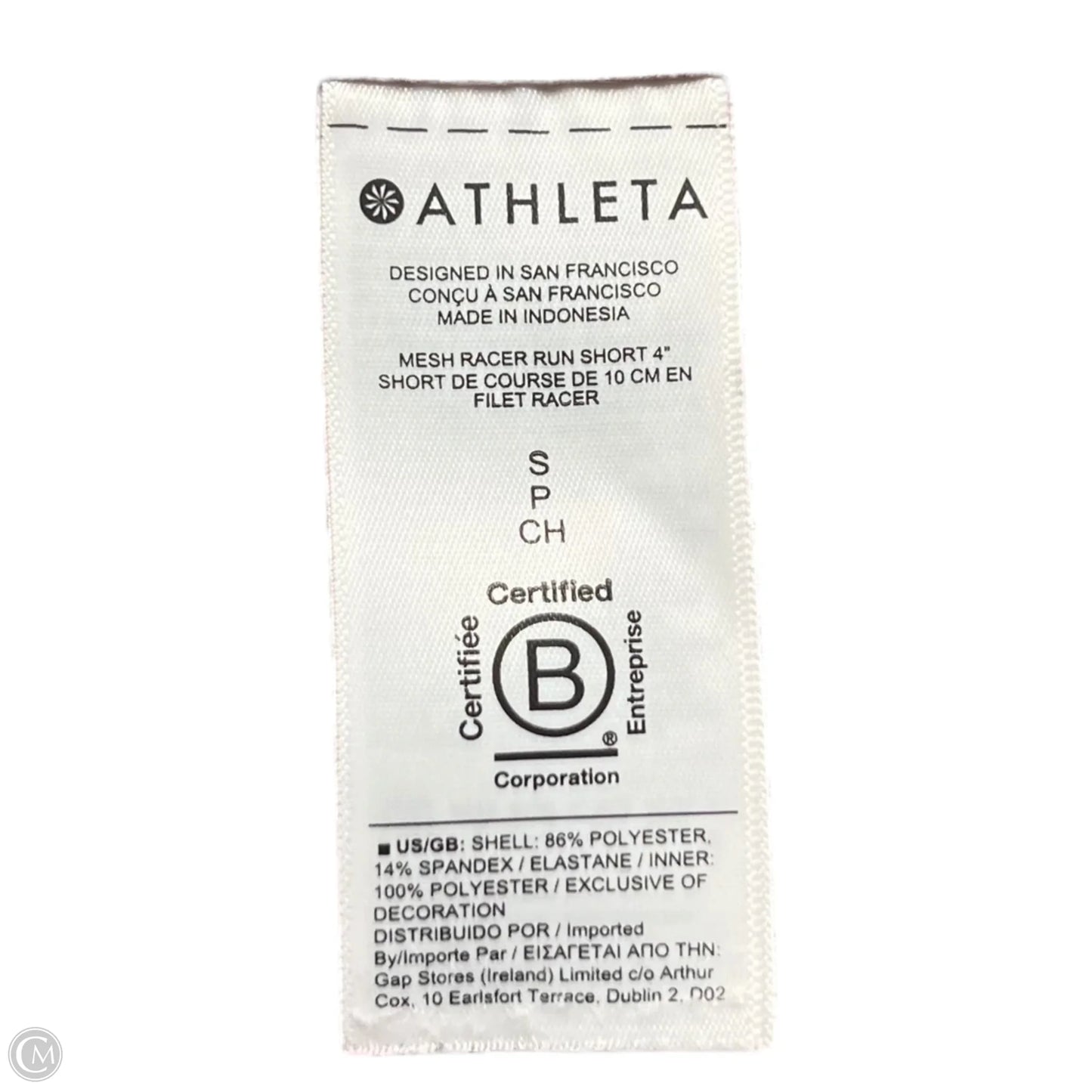 Athletic Shorts By Athleta In Pink, Size: 4
