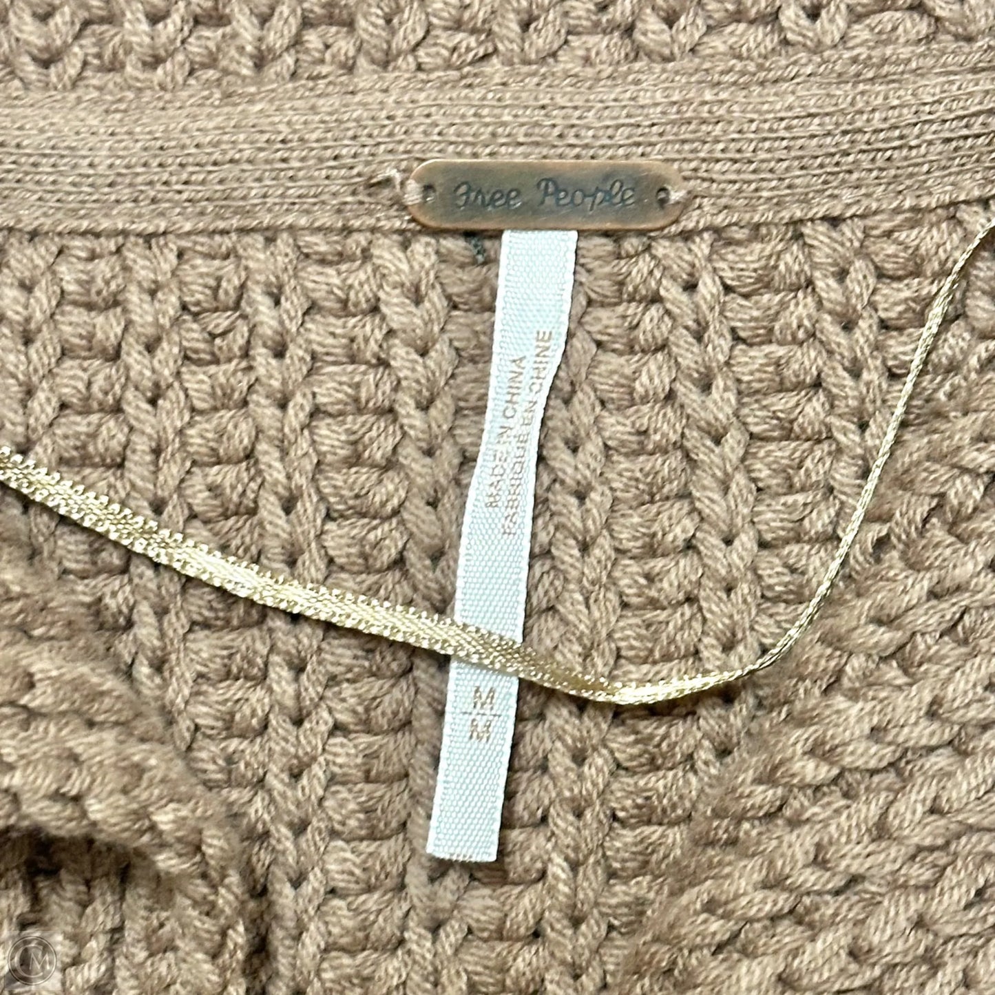 Sweater Cardigan By Free People In Brown, Size: M
