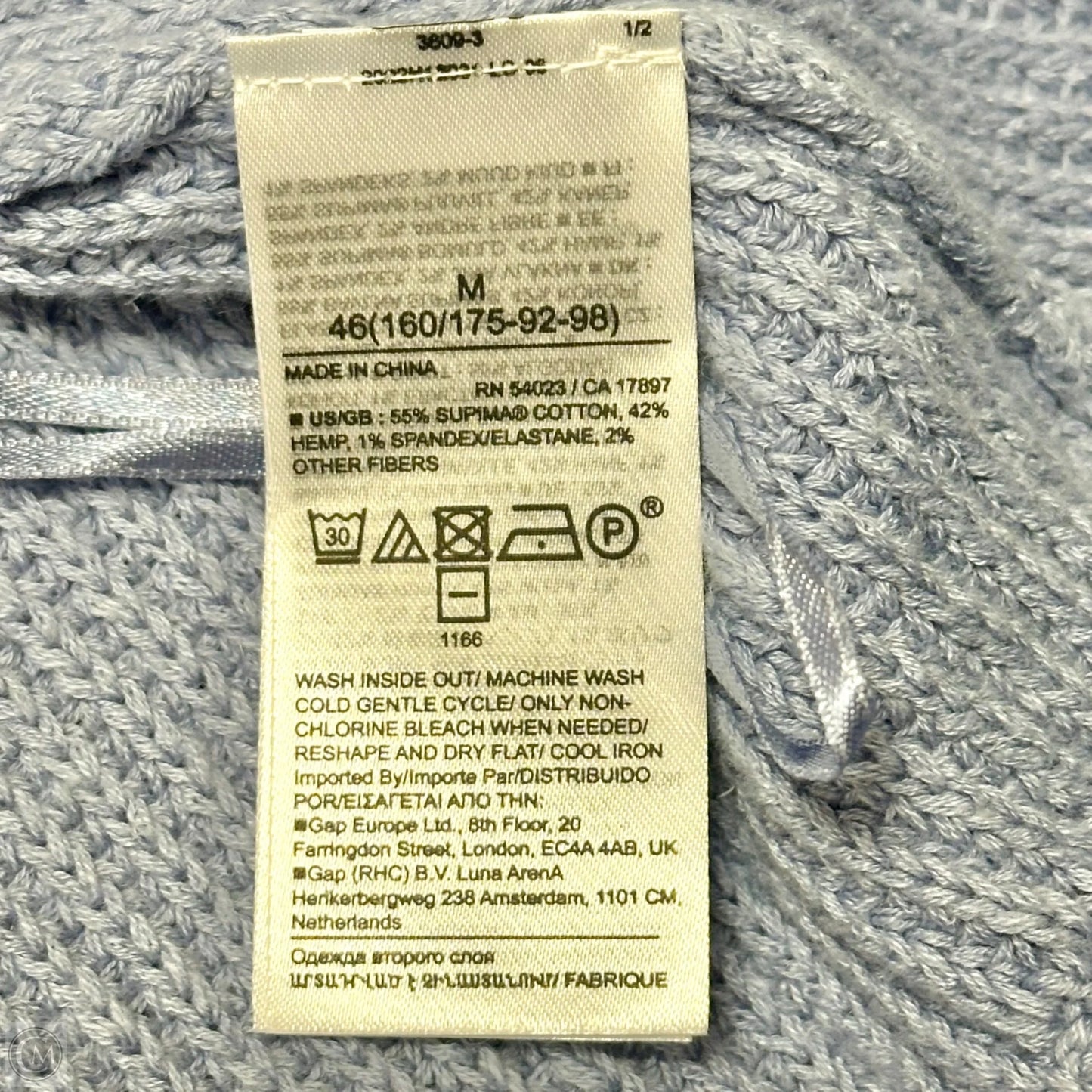 Sweater Cardigan By Banana Republic In Blue, Size: M