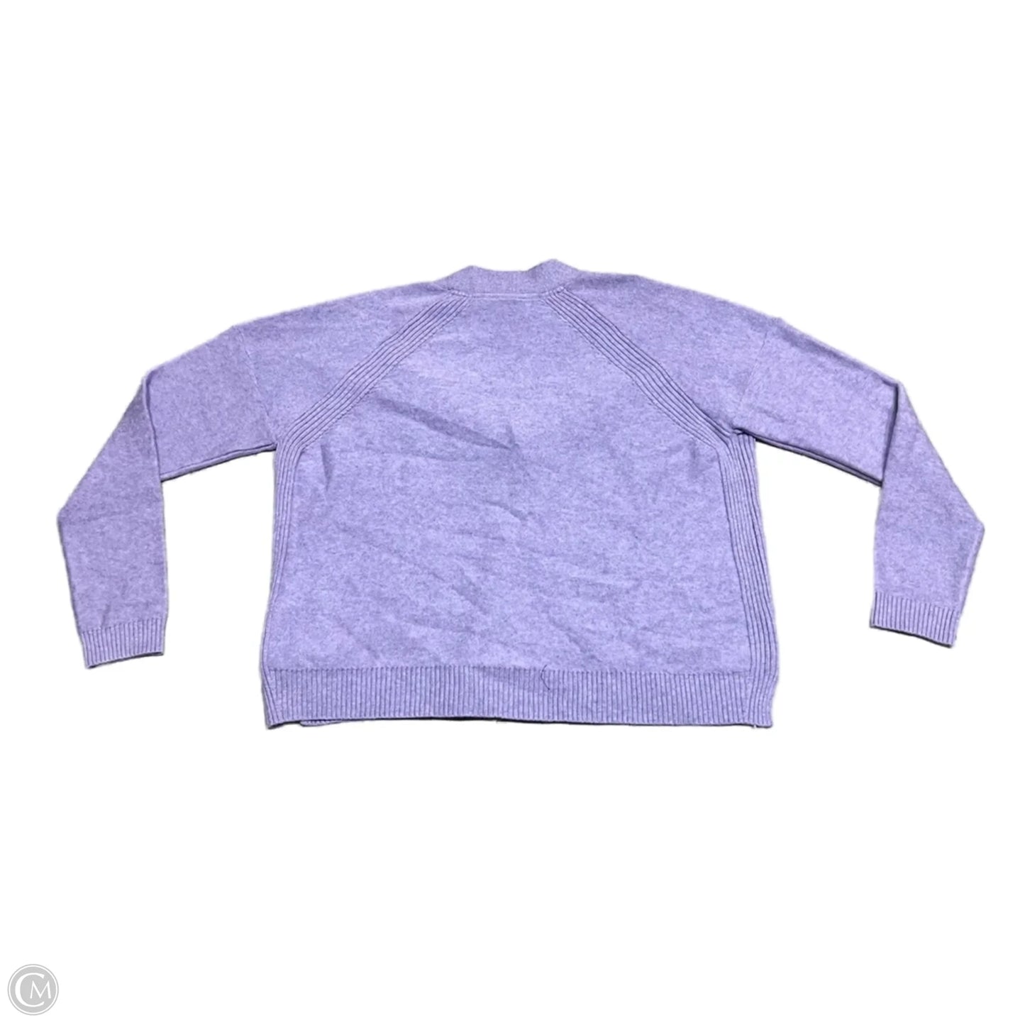 Sweater Cardigan By J. Jill In Purple, Size: S