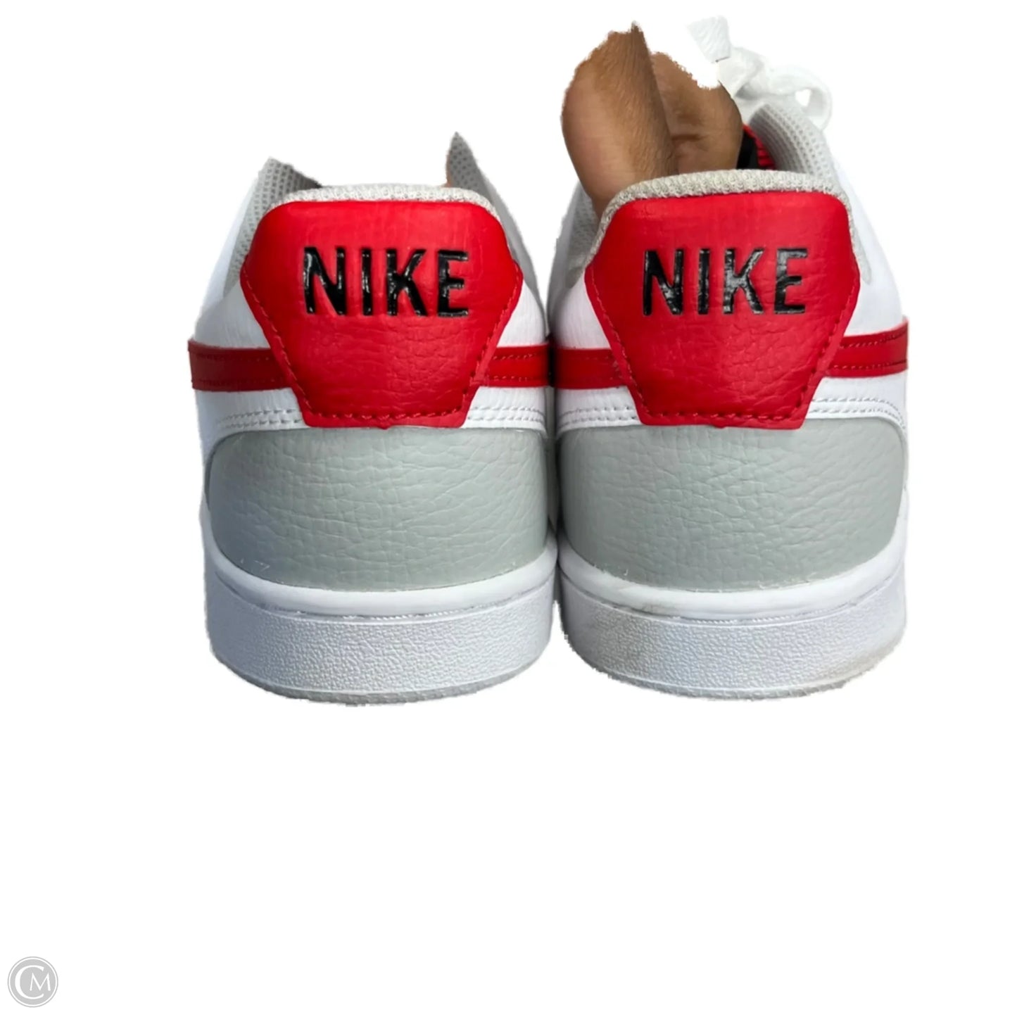 Shoes Sneakers By Nike In Red & White, Size: 8.5