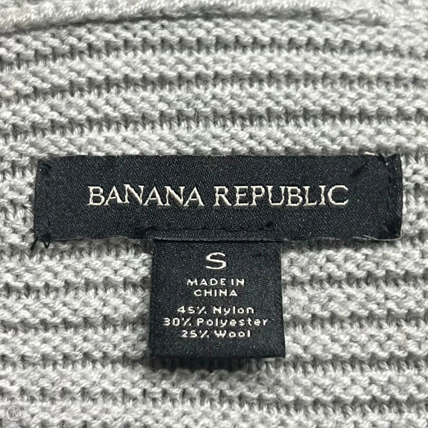 Dress Sweater By Banana Republic In Grey, Size: S