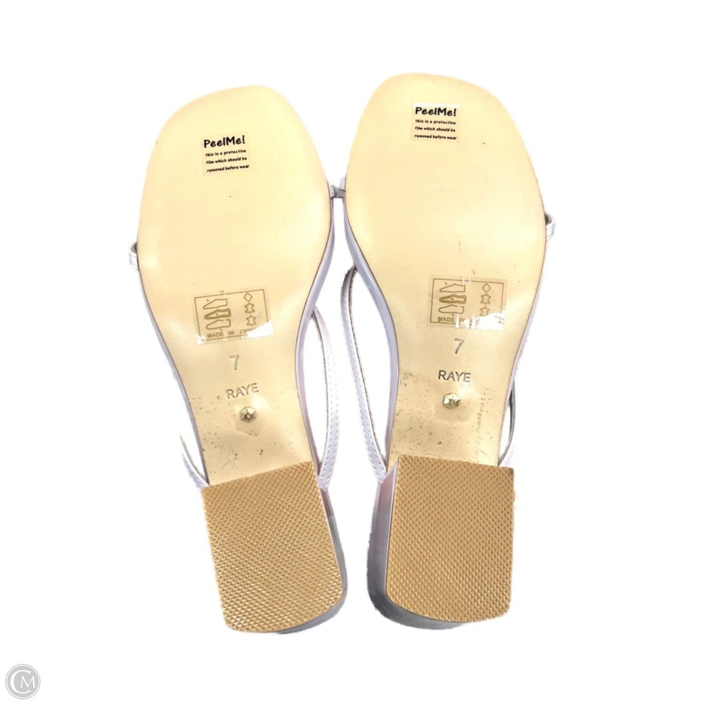 Sandals Heels Block By LPA In Purple, Size: 7