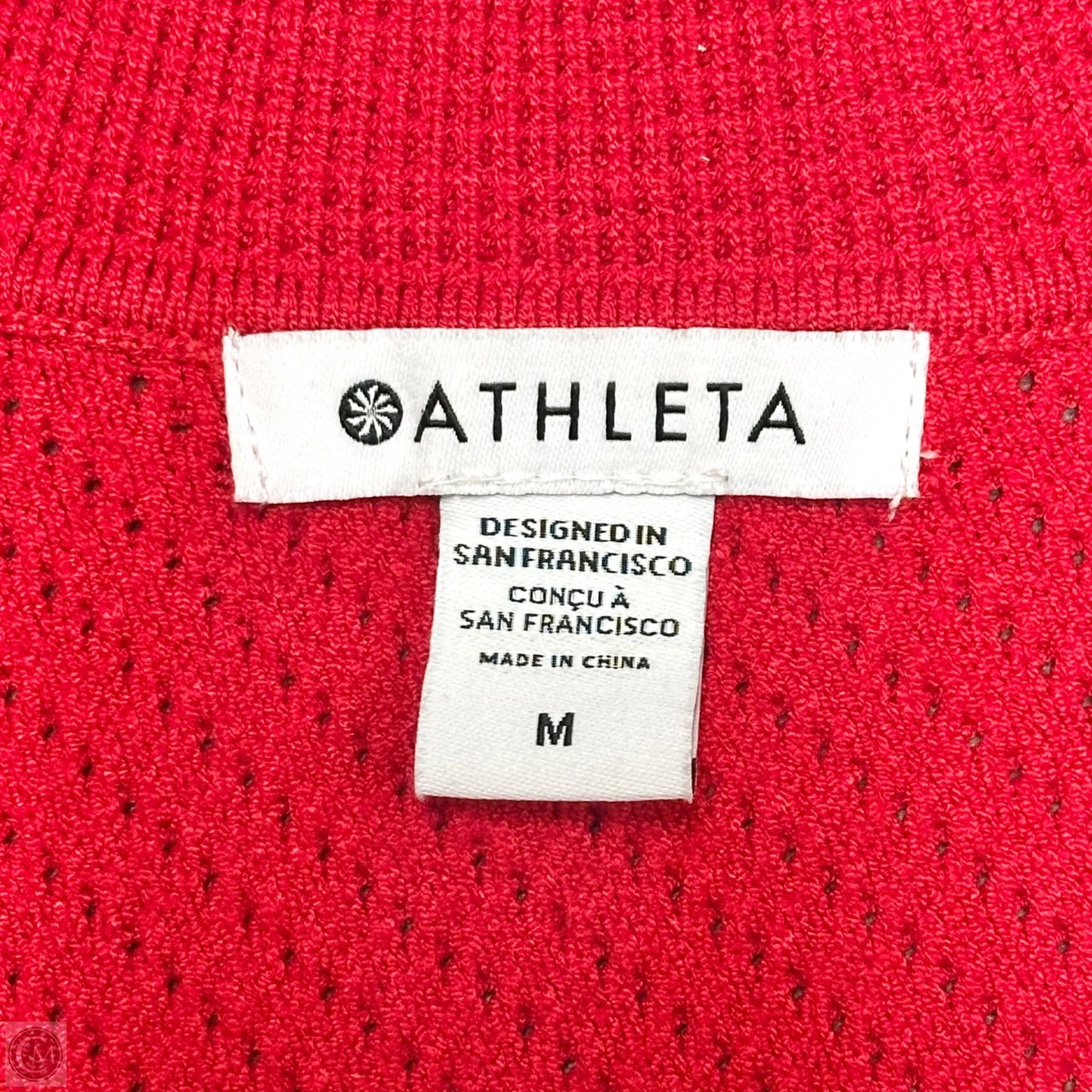 Sweater Cardigan By Athleta In Red, Size: M