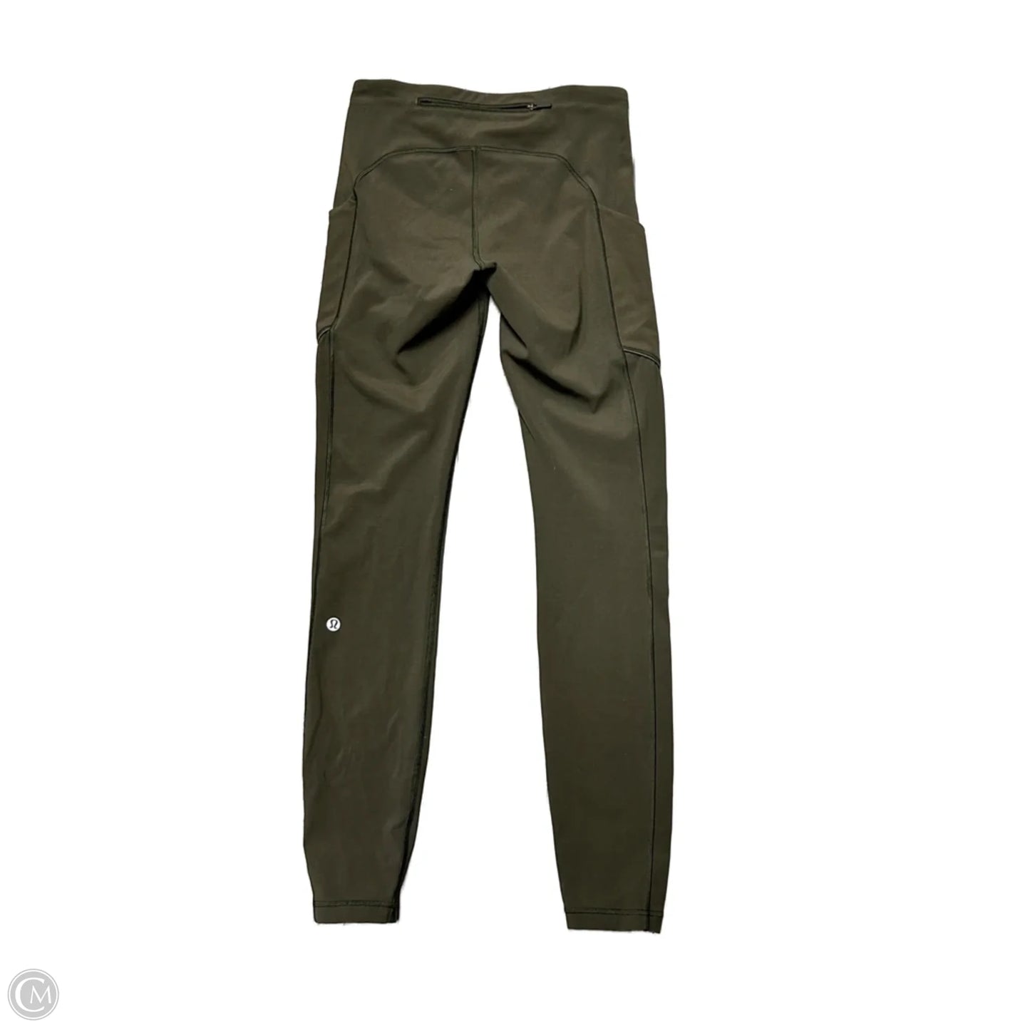 Athletic Leggings By Lululemon In Green, Size: 4