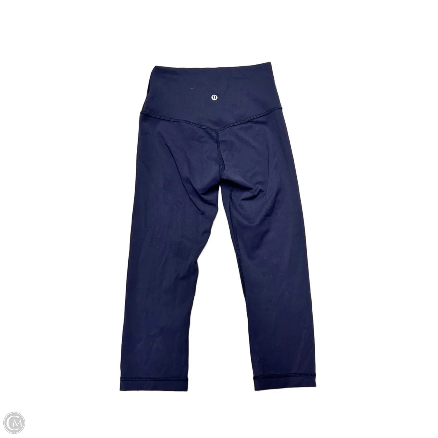 Athletic Capris By Lululemon In Blue, Size: 4