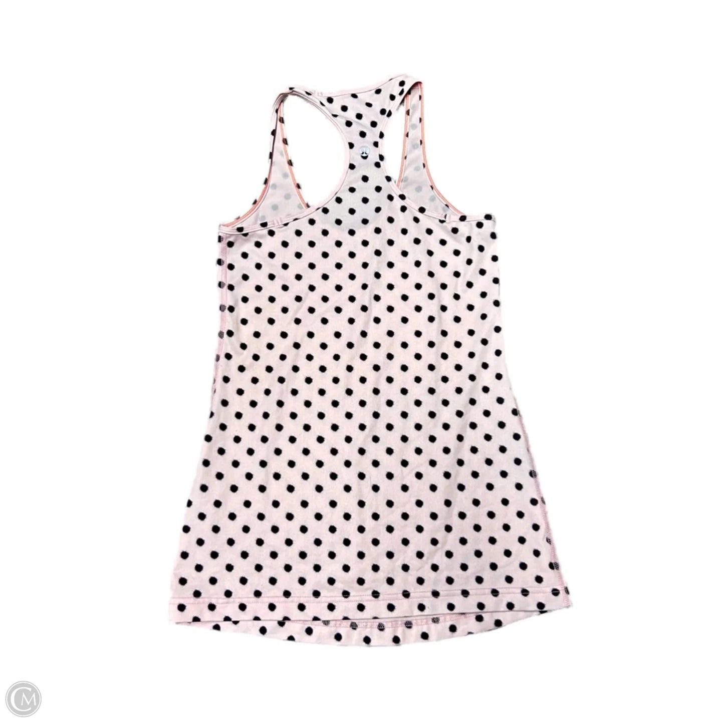Athletic Tank Top By Lululemon In Black & Pink, Size: S