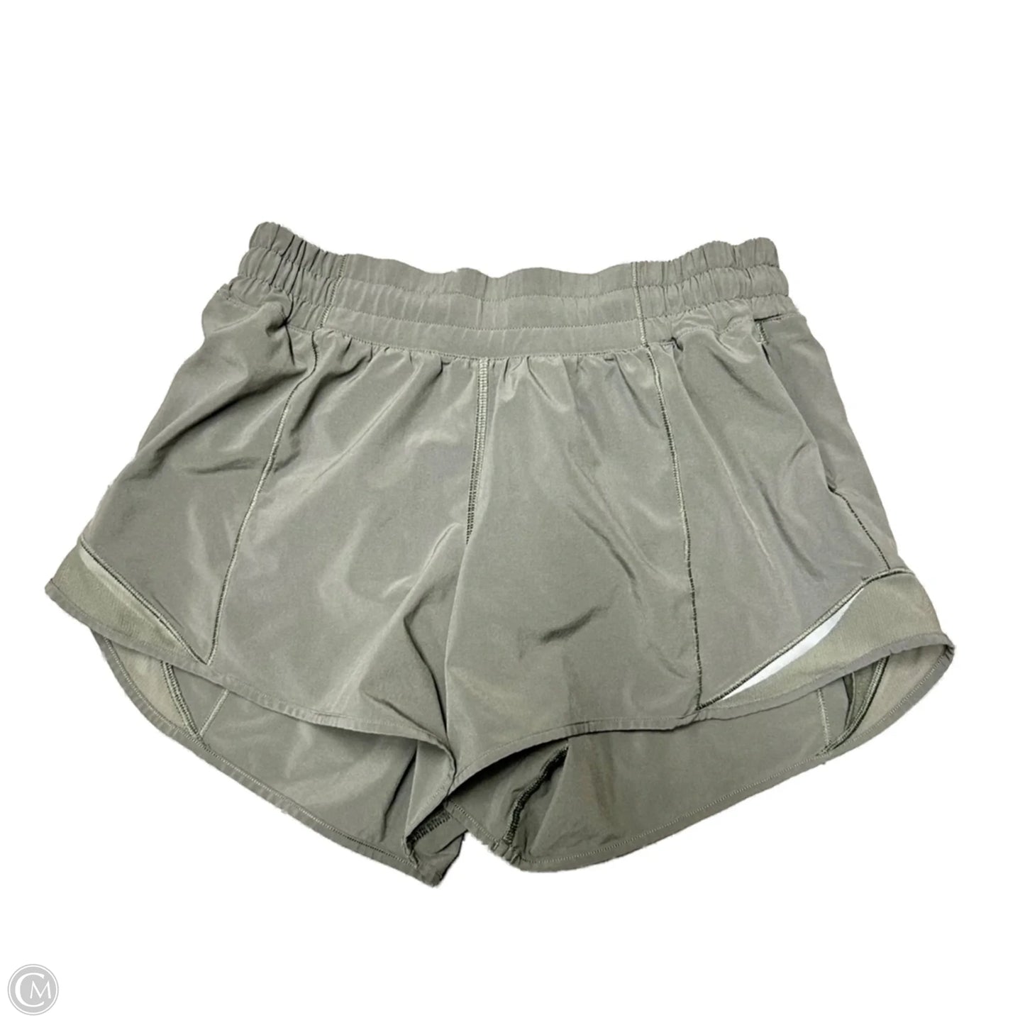 Athletic Shorts By Lululemon In Green, Size: 6