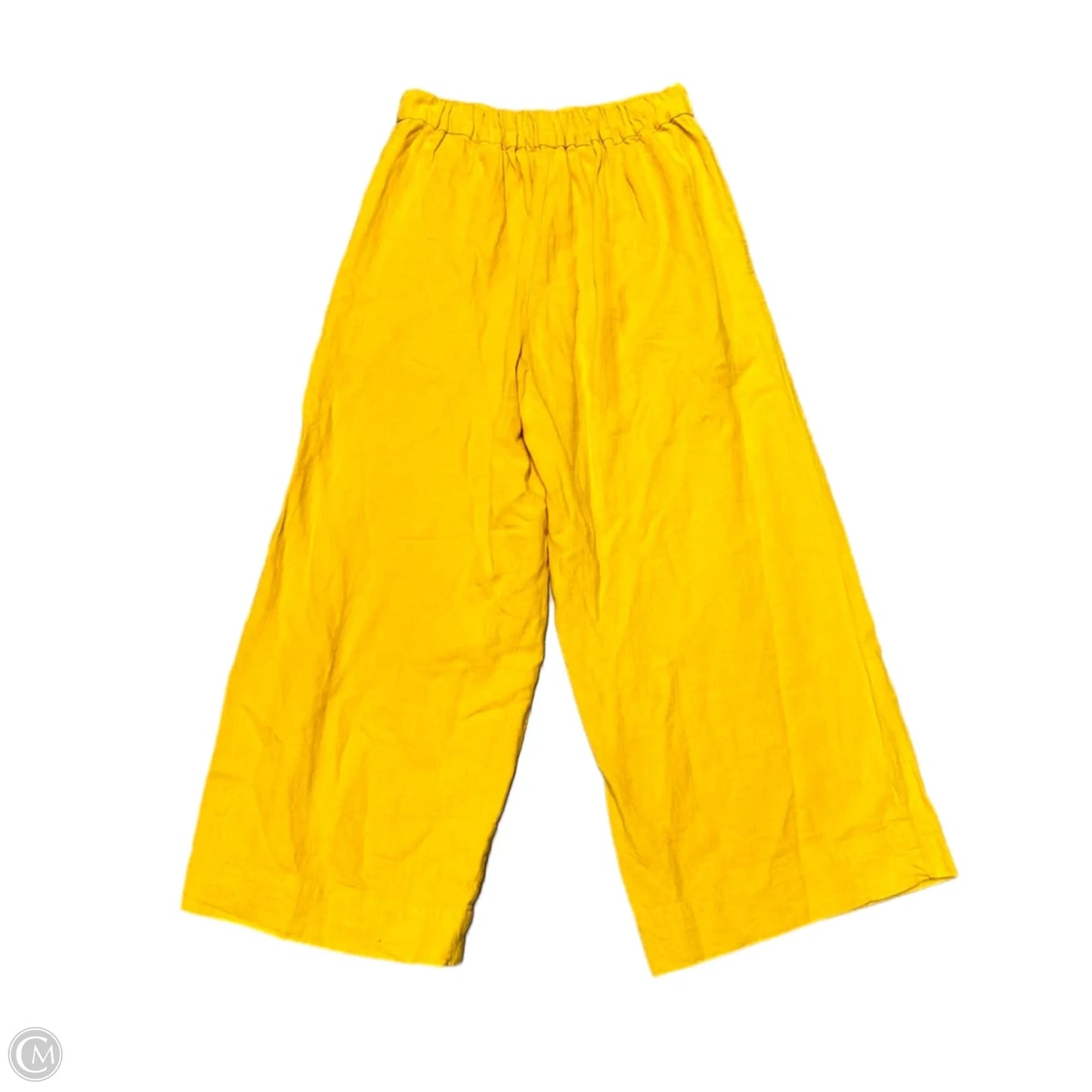 Pants Wide Leg By Madewell In Yellow, Size: 4