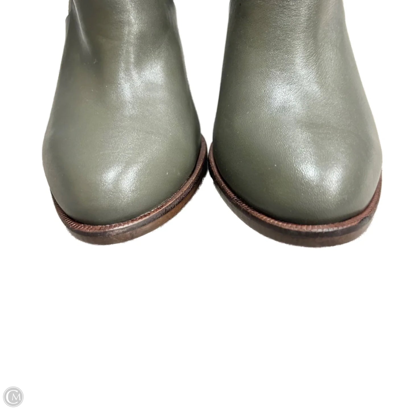 Boots Knee Heels By Splendid In Grey, Size: 6.5