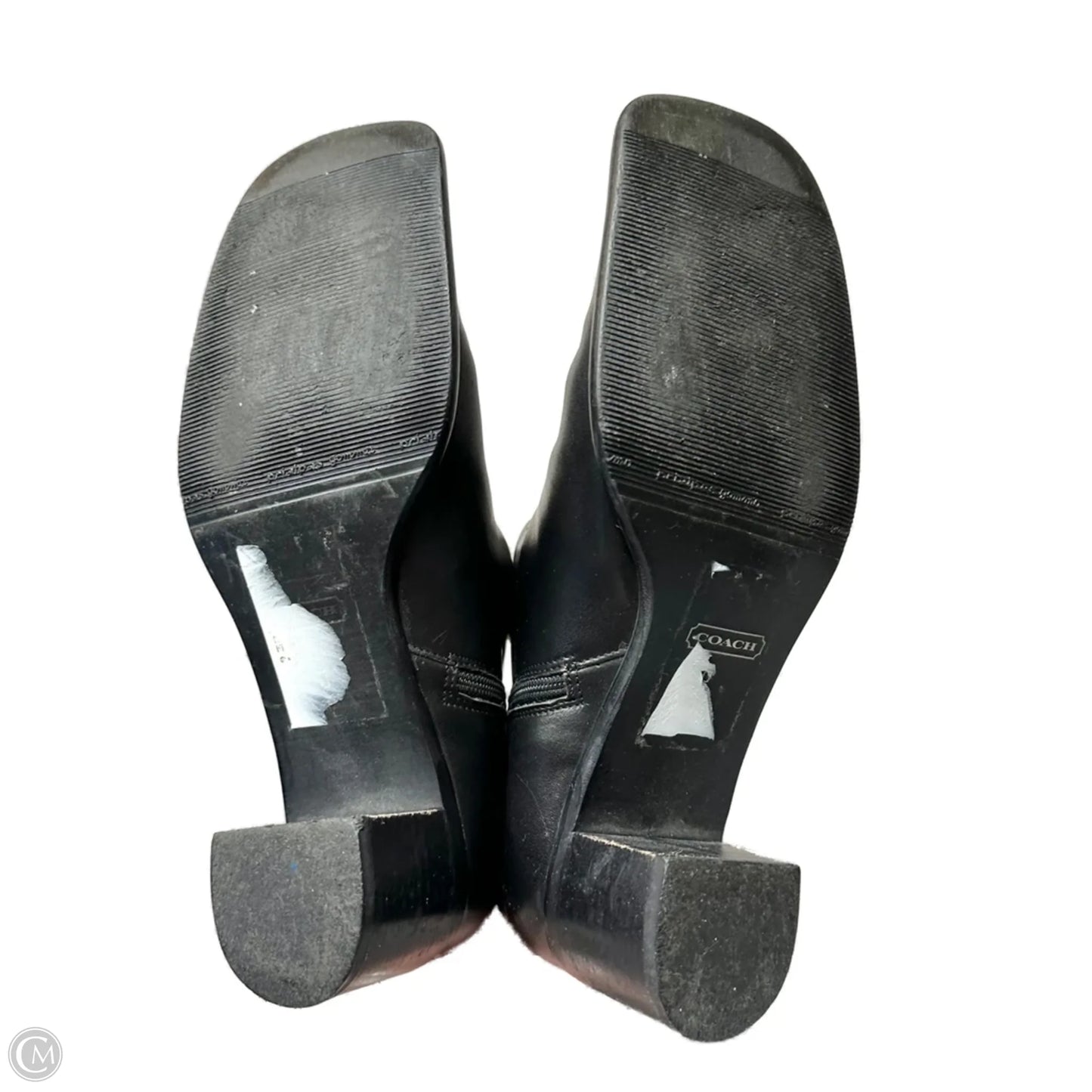 Boots Designer By Coach In Black, Size: 6