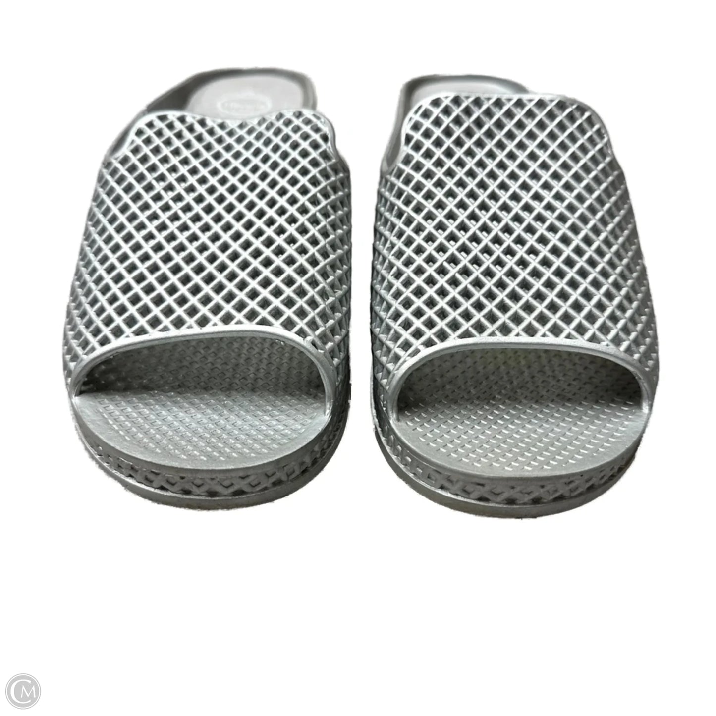 Sandals Heels Platform By Jeffery Campbell In Silver, Size: 10