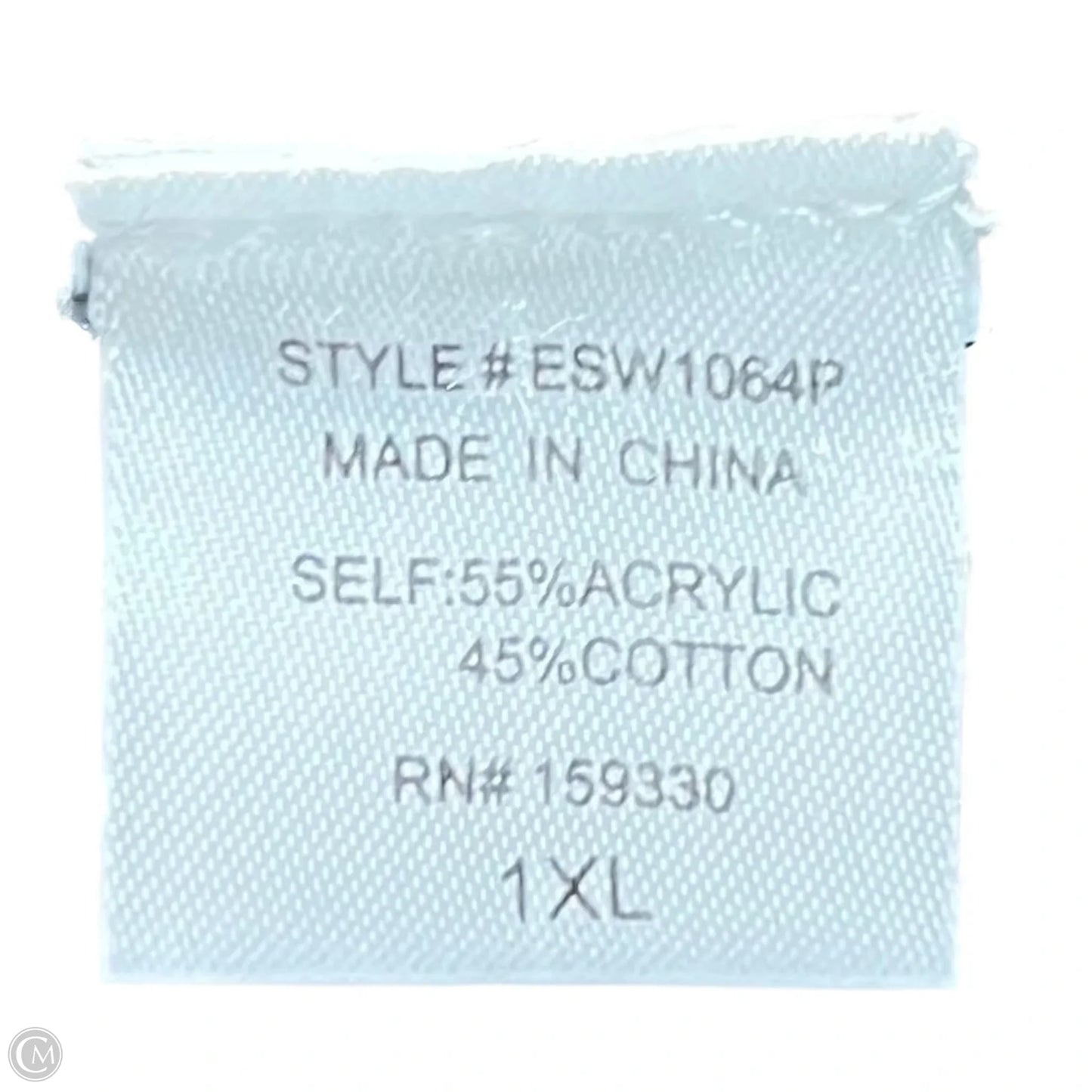 Sweater By Heyson In Black, Size: 1x