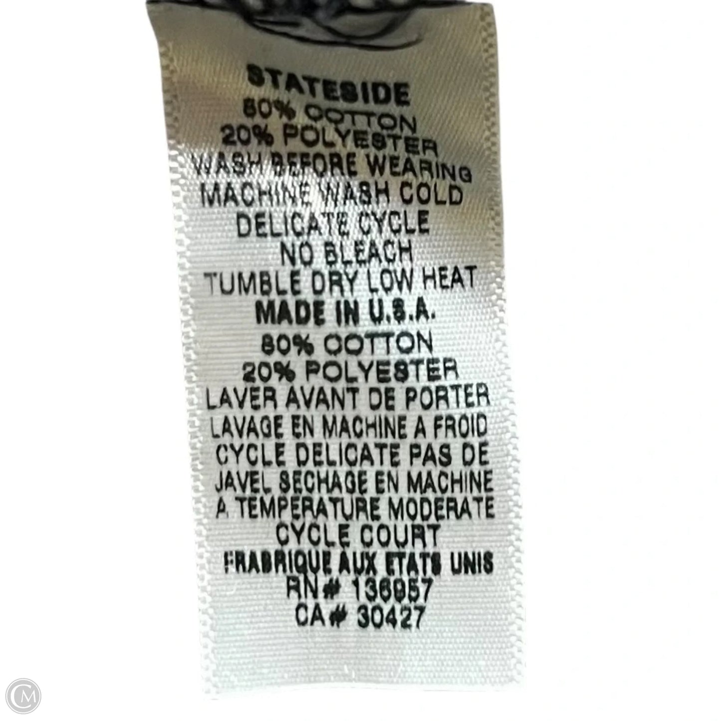 Sweatshirt Collar By Stateside In Navy, Size: S