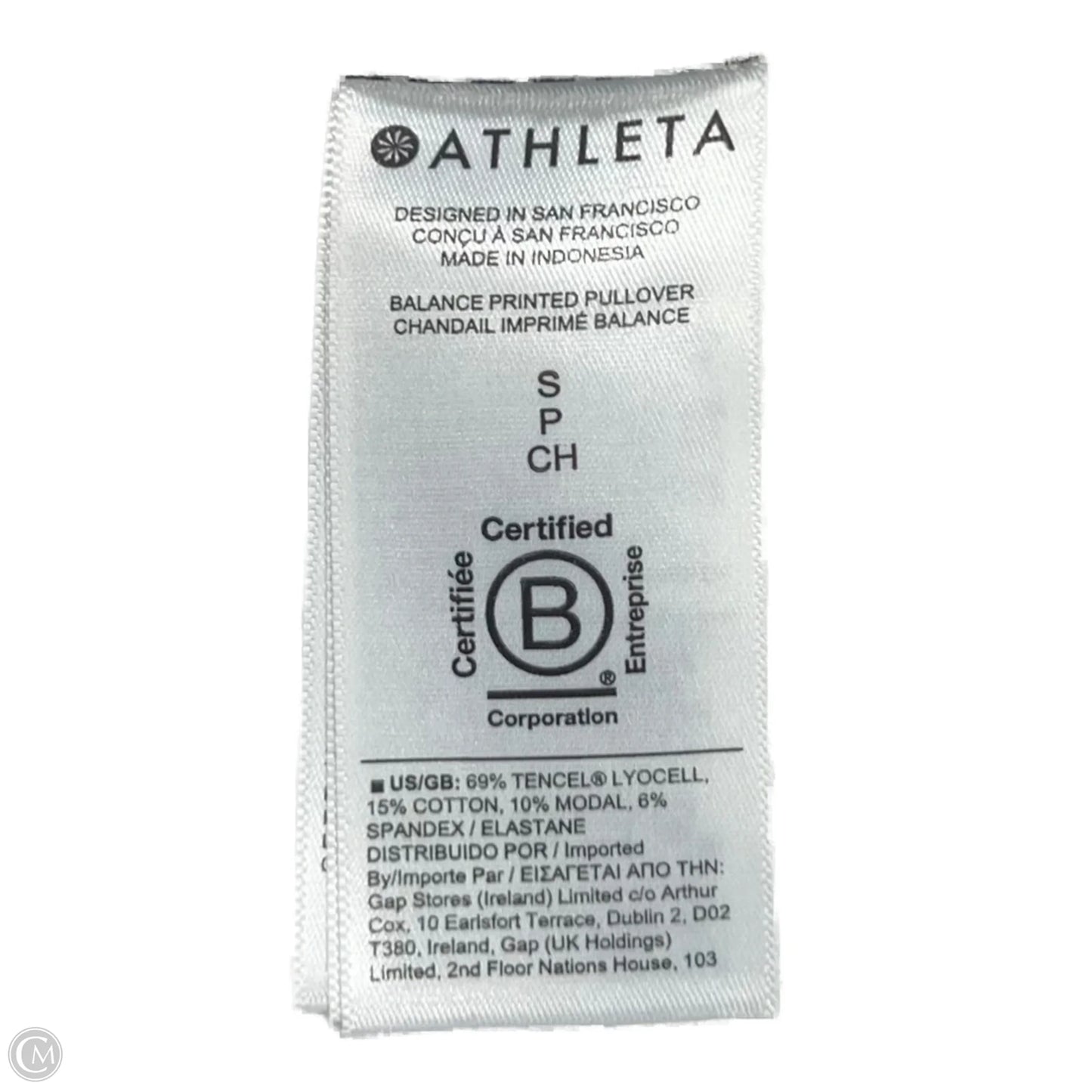 Sweatshirt Crewneck By Athleta In Cream, Size: S