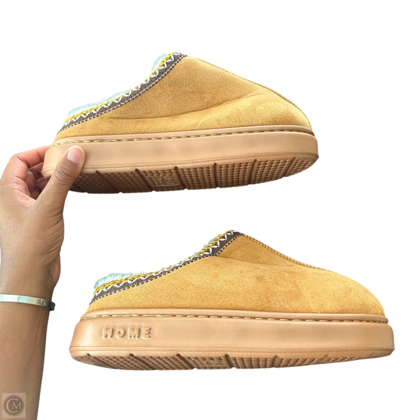 Slippers By Home In Tan, Size: 9
