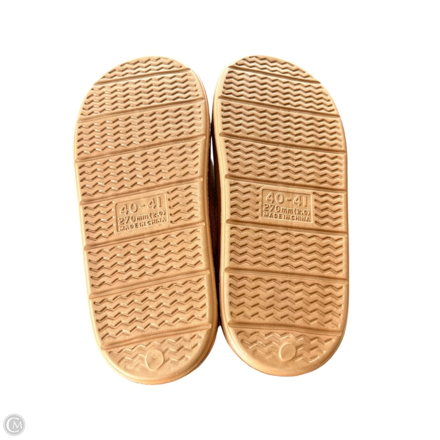 Slippers By Home In Tan, Size: 9