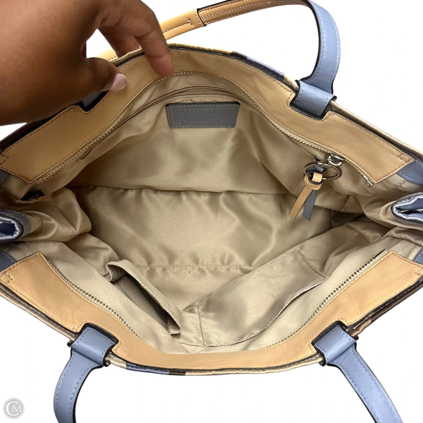 Tote Designer By Coach, Size: Large
