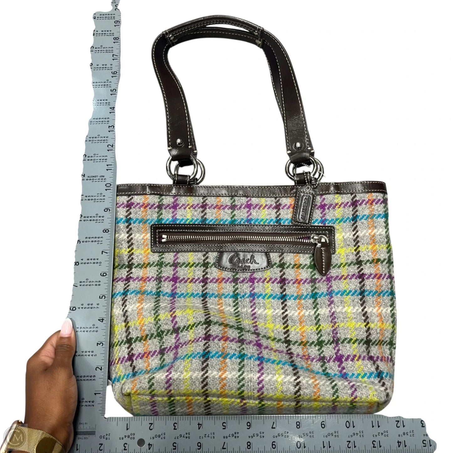 Handbag Designer By Coach, Size: Medium